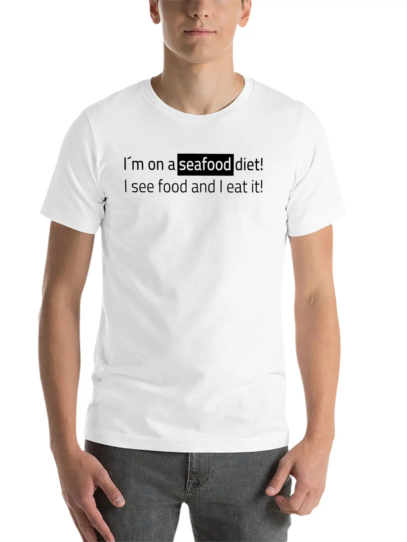 Seafood Diet Timeless Short Sleeve Tee – Comfy And Minimalist Design