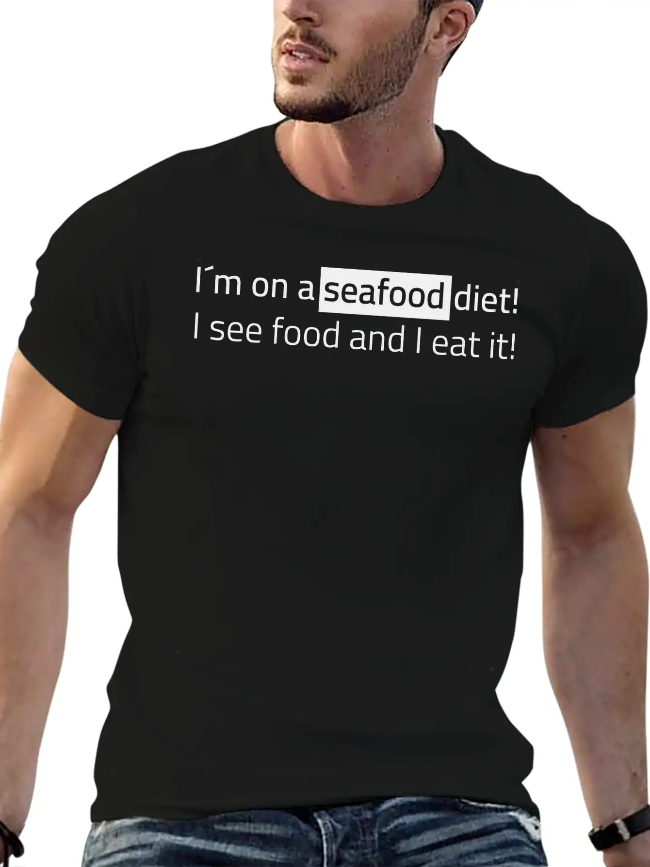 Seafood Diet Timeless Short Sleeve Tee – Comfy And Minimalist Design