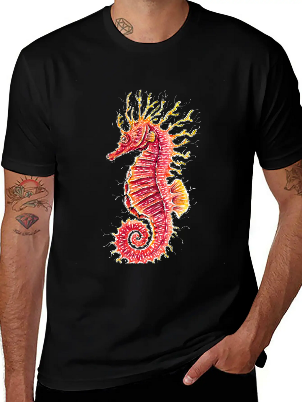 Seahorse Stylish Everyday T-Shirt – Unisex Basic Cotton Tee