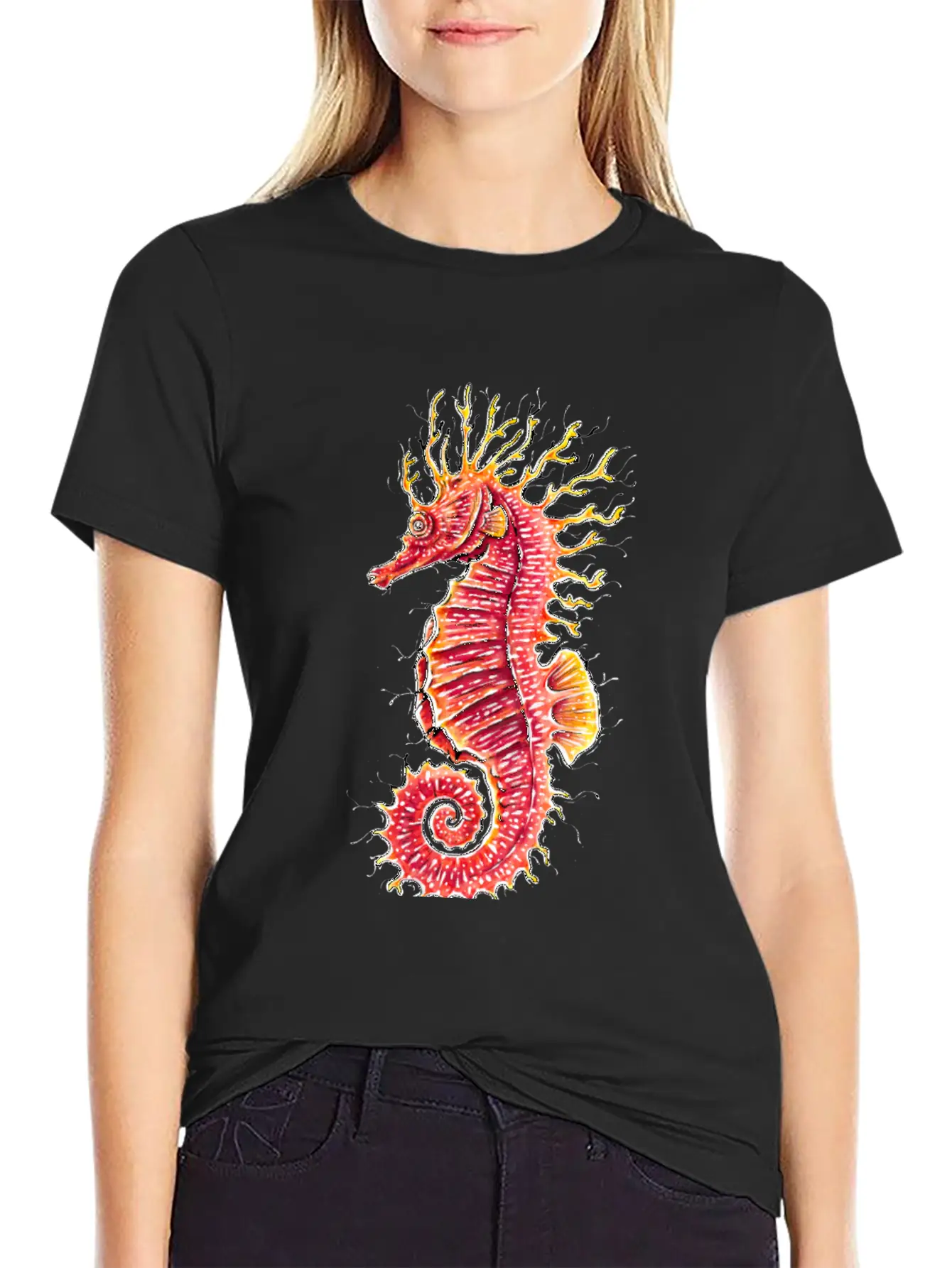 Seahorse Stylish Everyday T-Shirt – Unisex Basic Cotton Tee