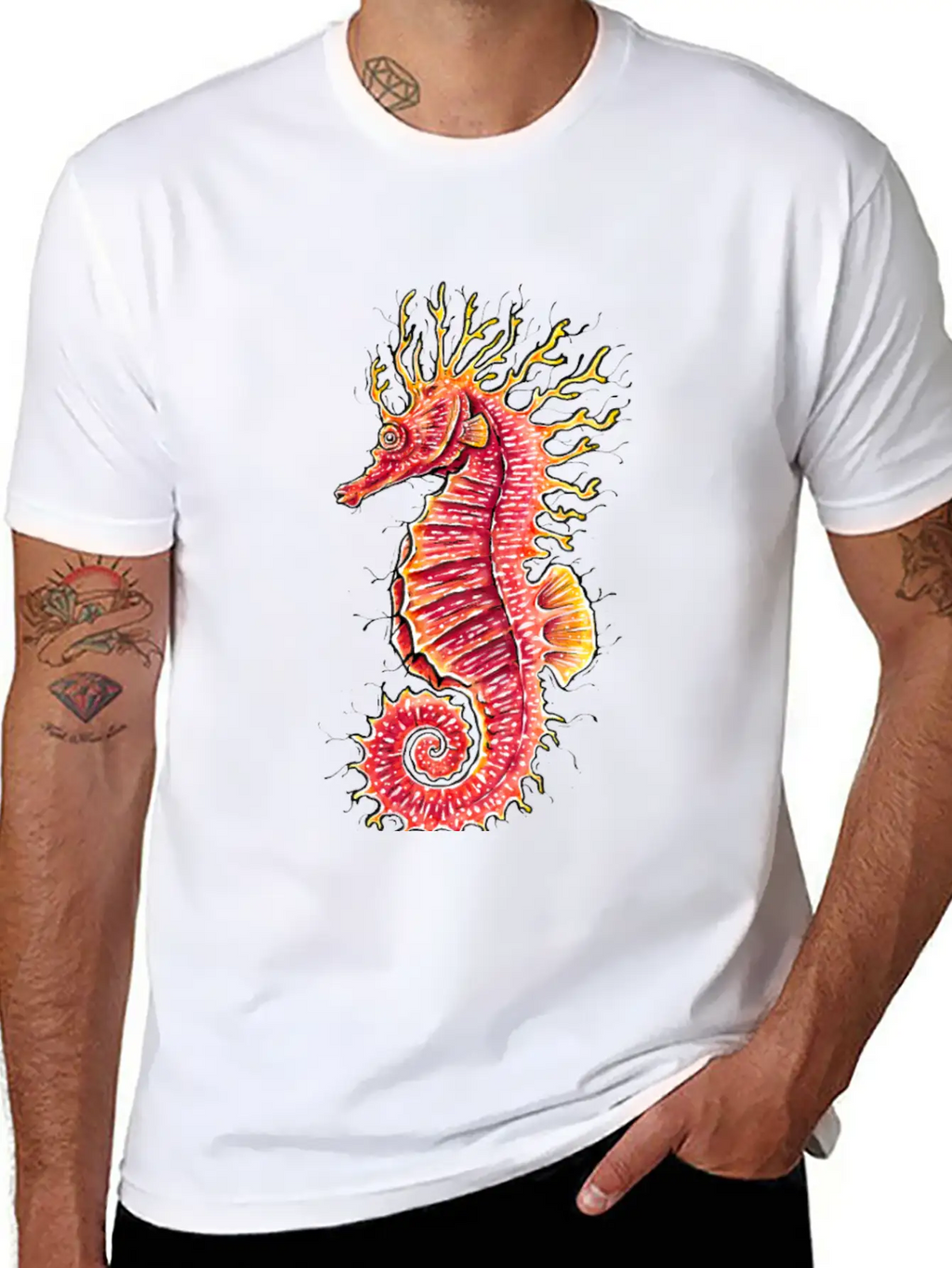 Seahorse Stylish Everyday T-Shirt – Unisex Basic Cotton Tee