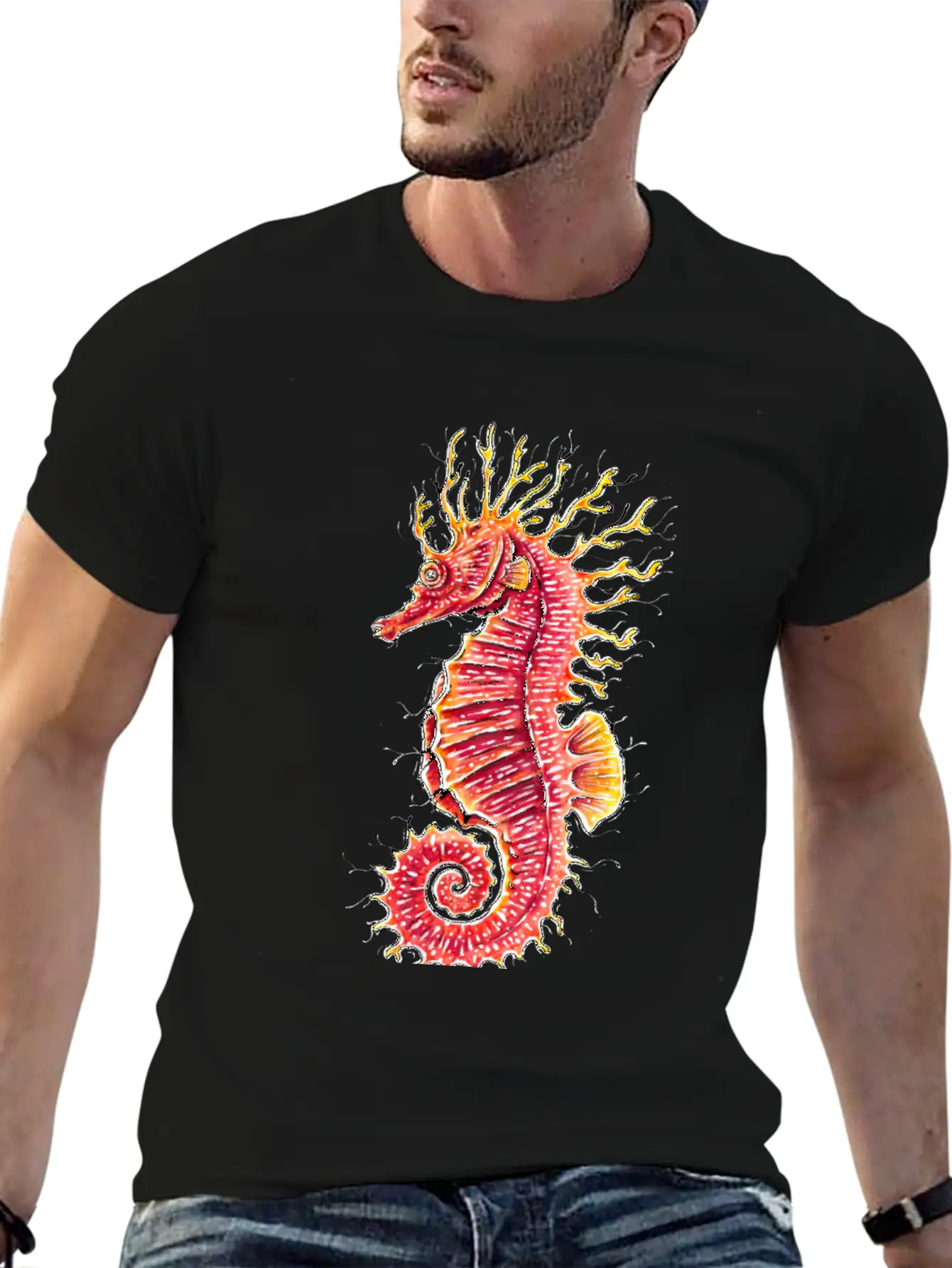 Seahorse Stylish Everyday T-Shirt – Unisex Basic Cotton Tee