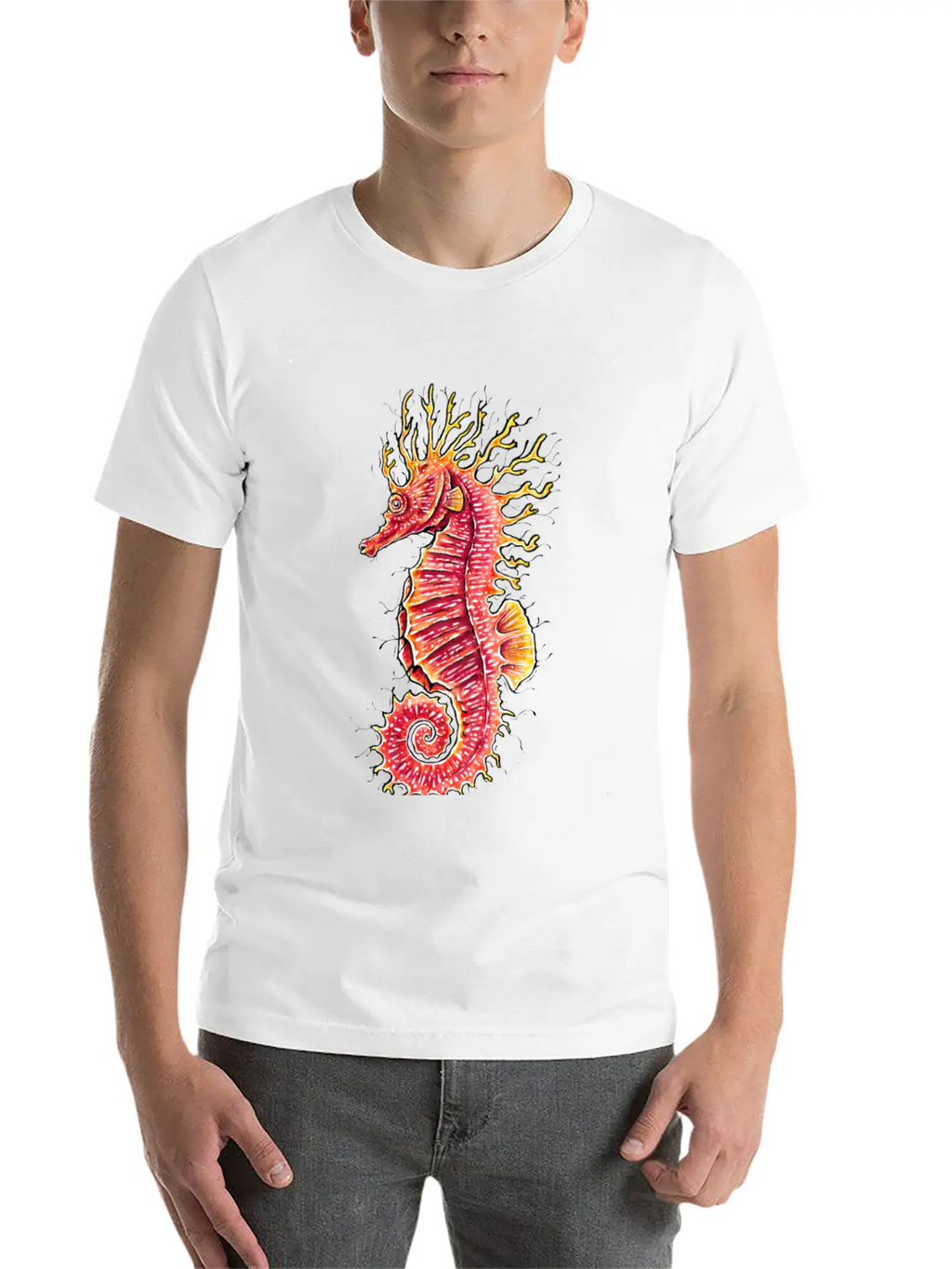 Seahorse Stylish Everyday T-Shirt – Unisex Basic Cotton Tee