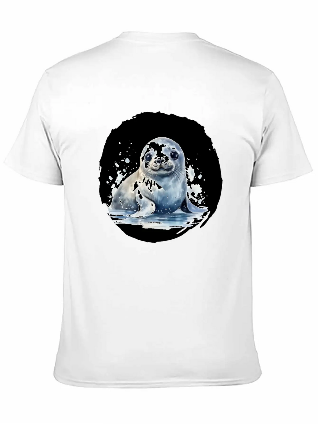 Seal Watercolor Relaxed Everyday Tee – Lightweight And Durable Cotton