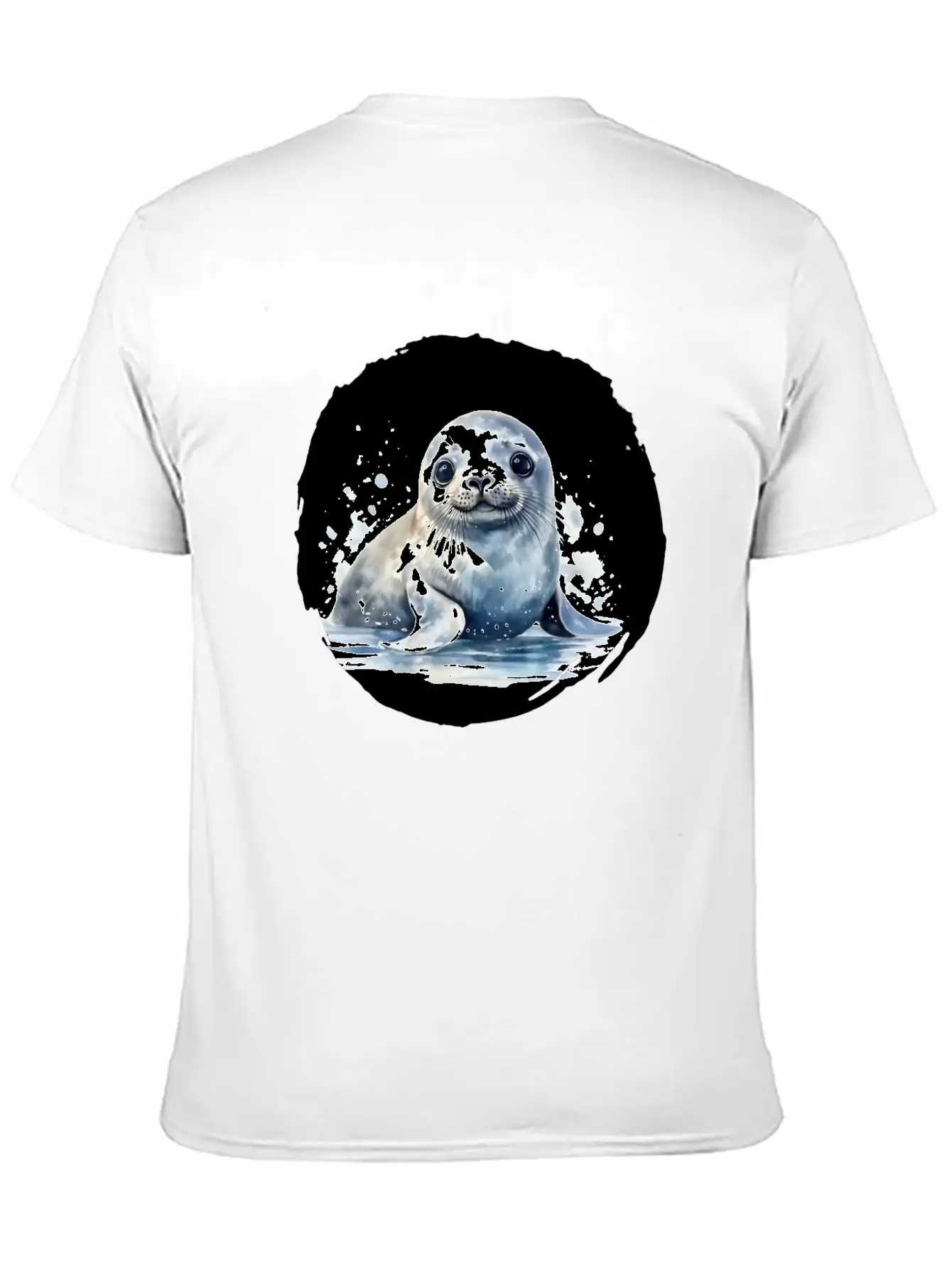 Seal Watercolor Relaxed Everyday Tee – Lightweight And Durable Cotton