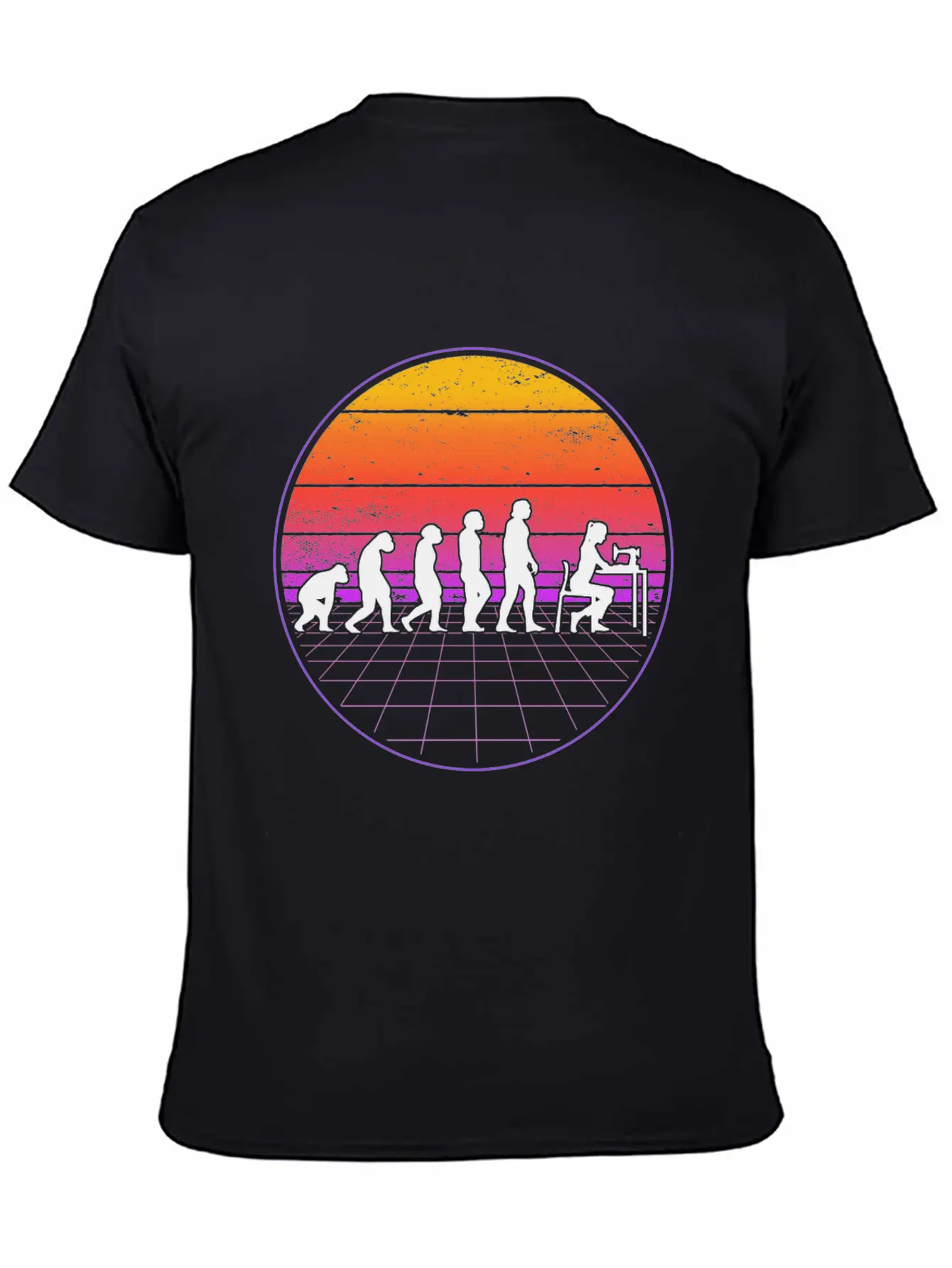 Seamstress Evolution Vaporwave Tailor Breathable Soft Cotton T-Shirt – Timeless Casual Look