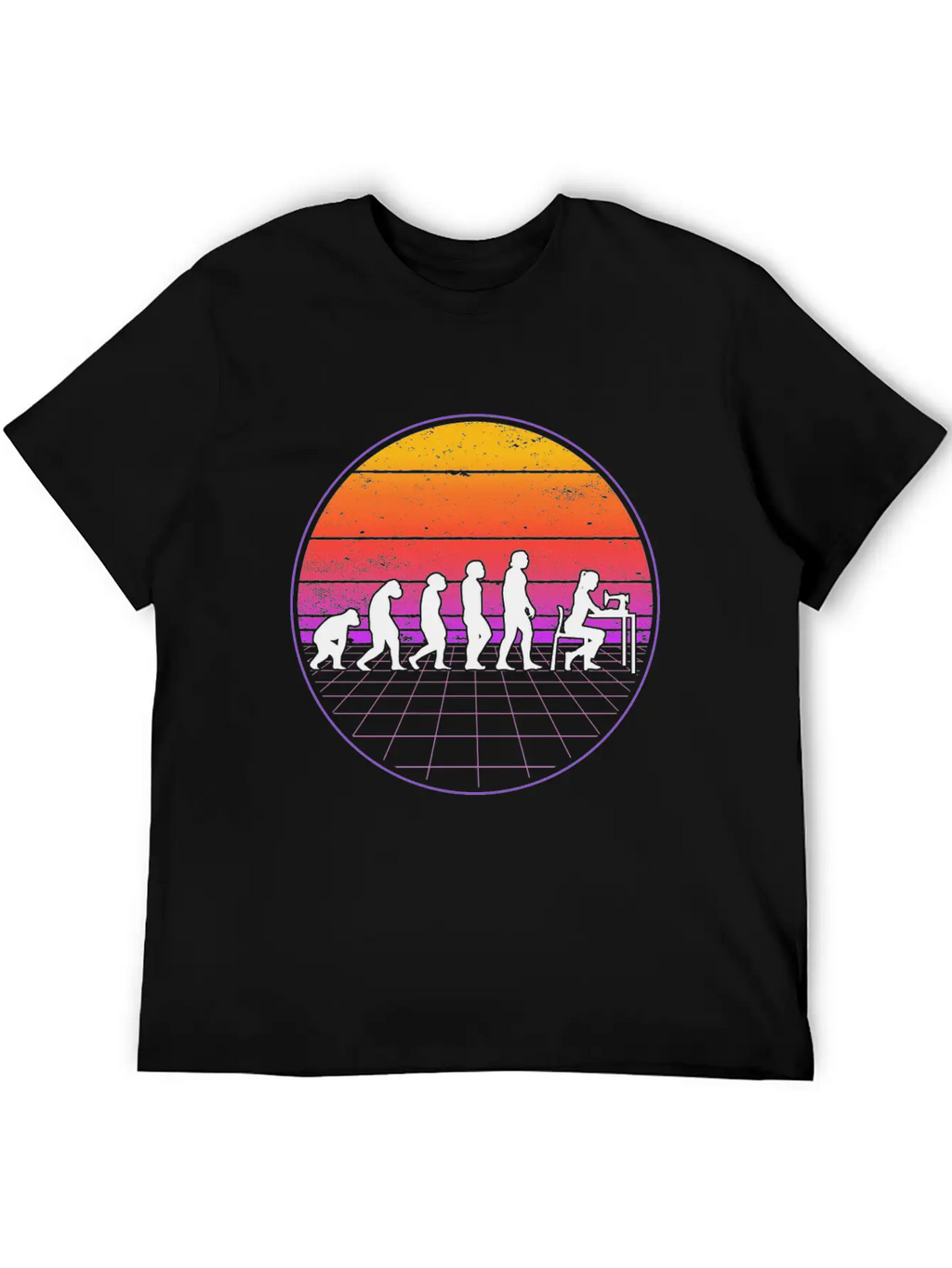 Seamstress Evolution Vaporwave Tailor Breathable Soft Cotton T-Shirt – Timeless Casual Look