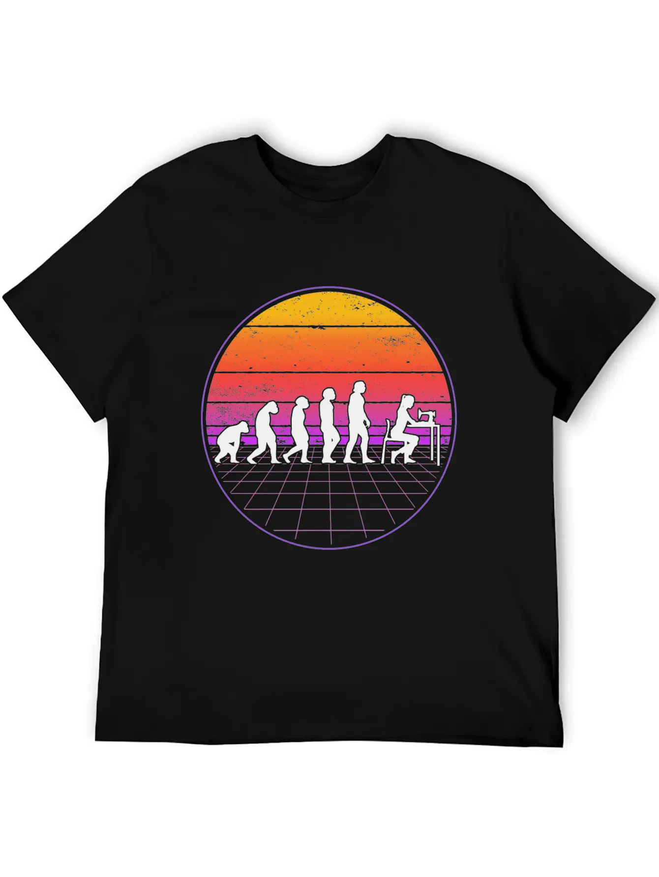 Seamstress Evolution Vaporwave Tailor Breathable Soft Cotton T-Shirt – Timeless Casual Look