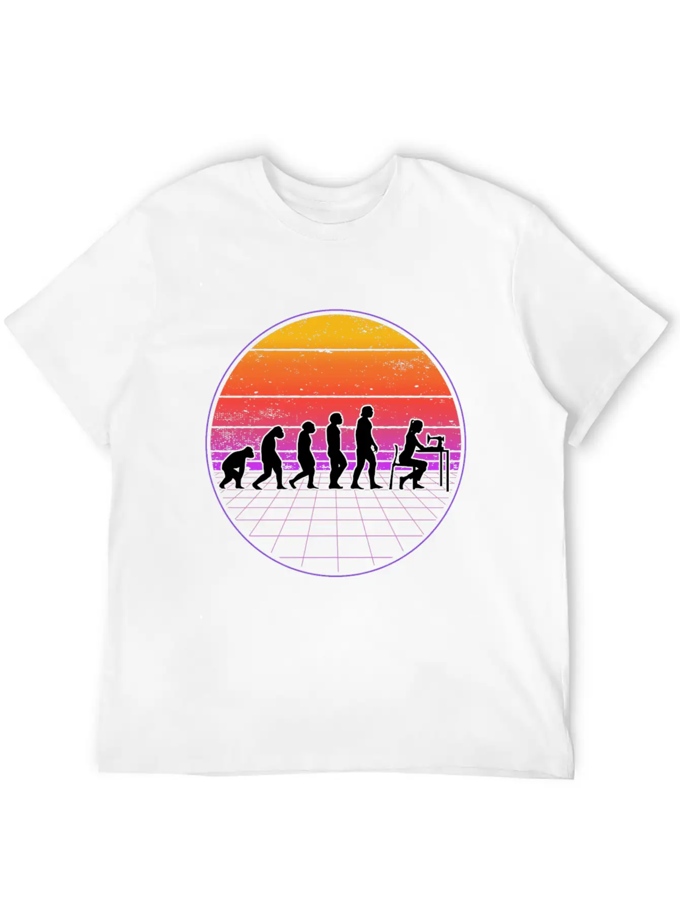 Seamstress Evolution Vaporwave Tailor Breathable Soft Cotton T-Shirt – Timeless Casual Look