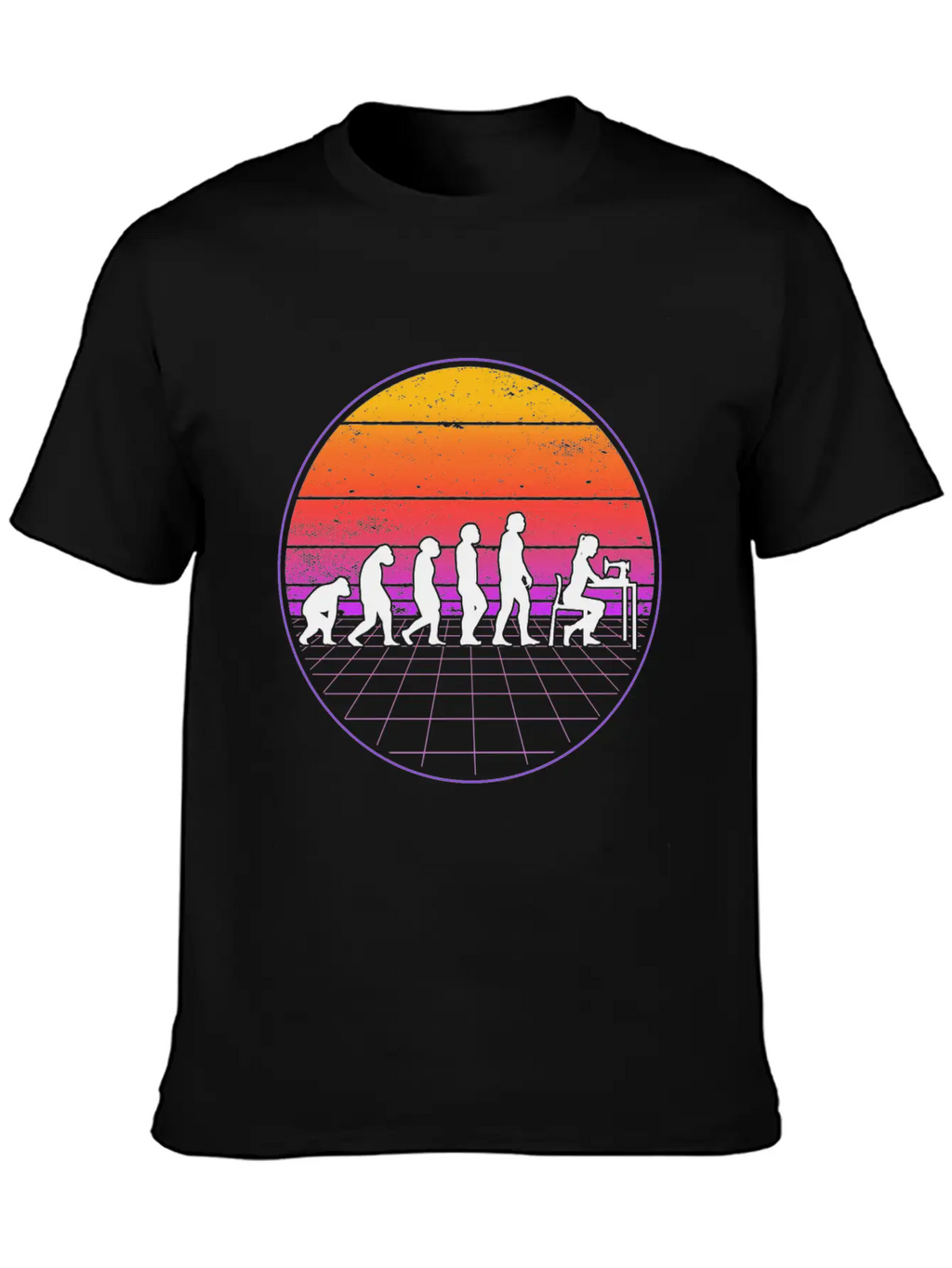 Seamstress Evolution Vaporwave Tailor Breathable Soft Cotton T-Shirt – Timeless Casual Look