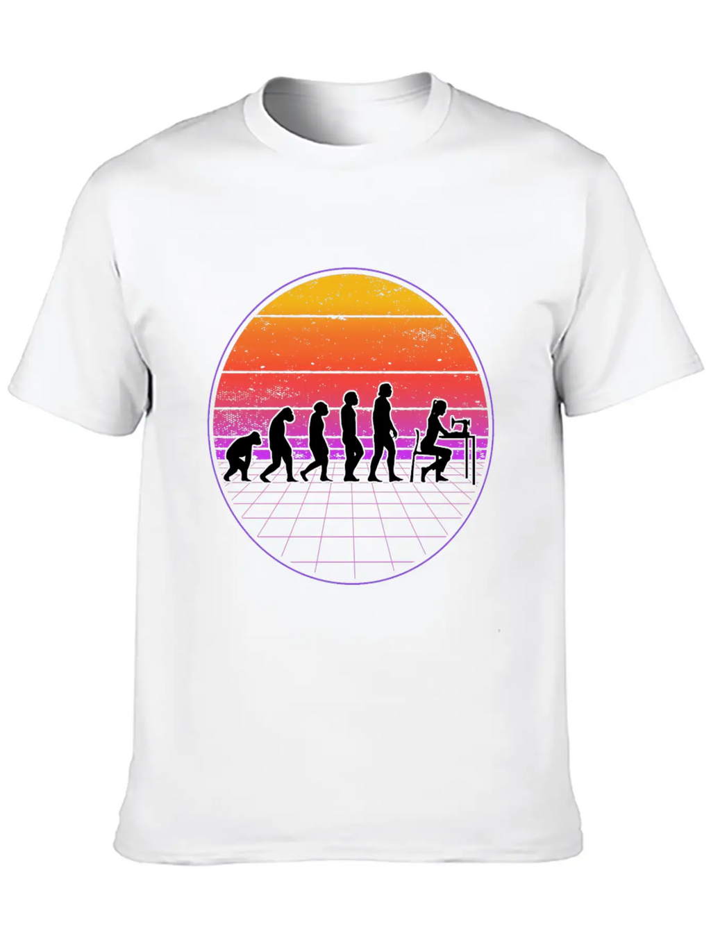 Seamstress Evolution Vaporwave Tailor Breathable Soft Cotton T-Shirt – Timeless Casual Look