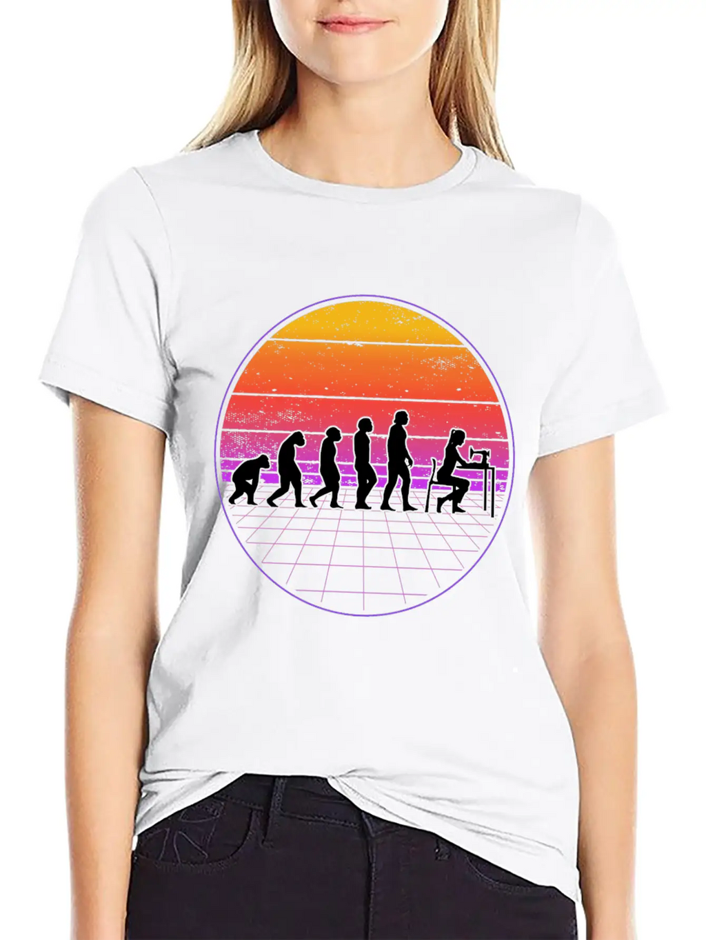 Seamstress Evolution Vaporwave Tailor Breathable Soft Cotton T-Shirt – Timeless Casual Look