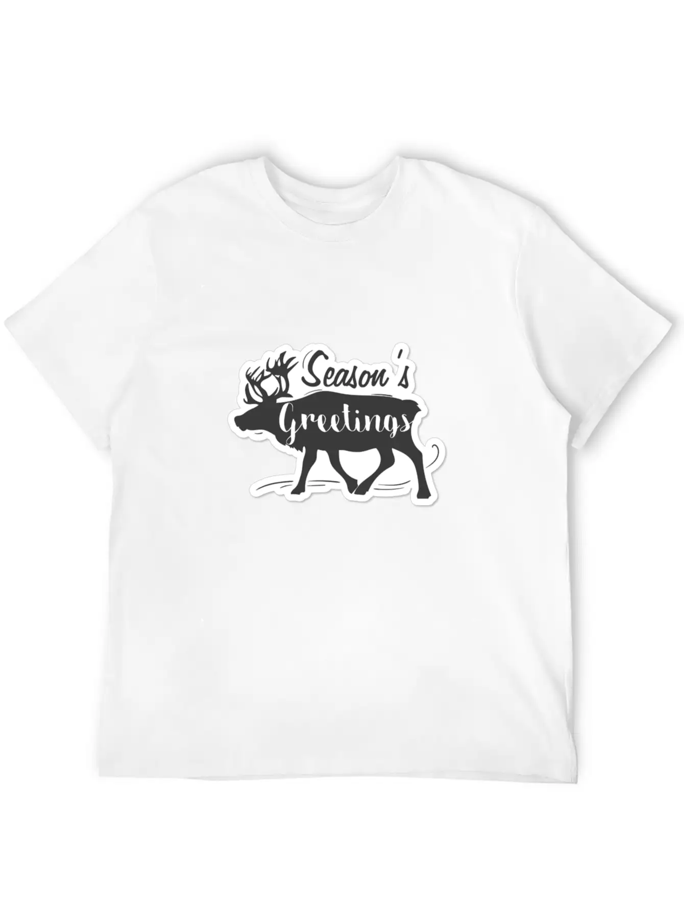 SEASON GREETINGS Breathable Graphic T-Shirt – Perfect For Casual Days