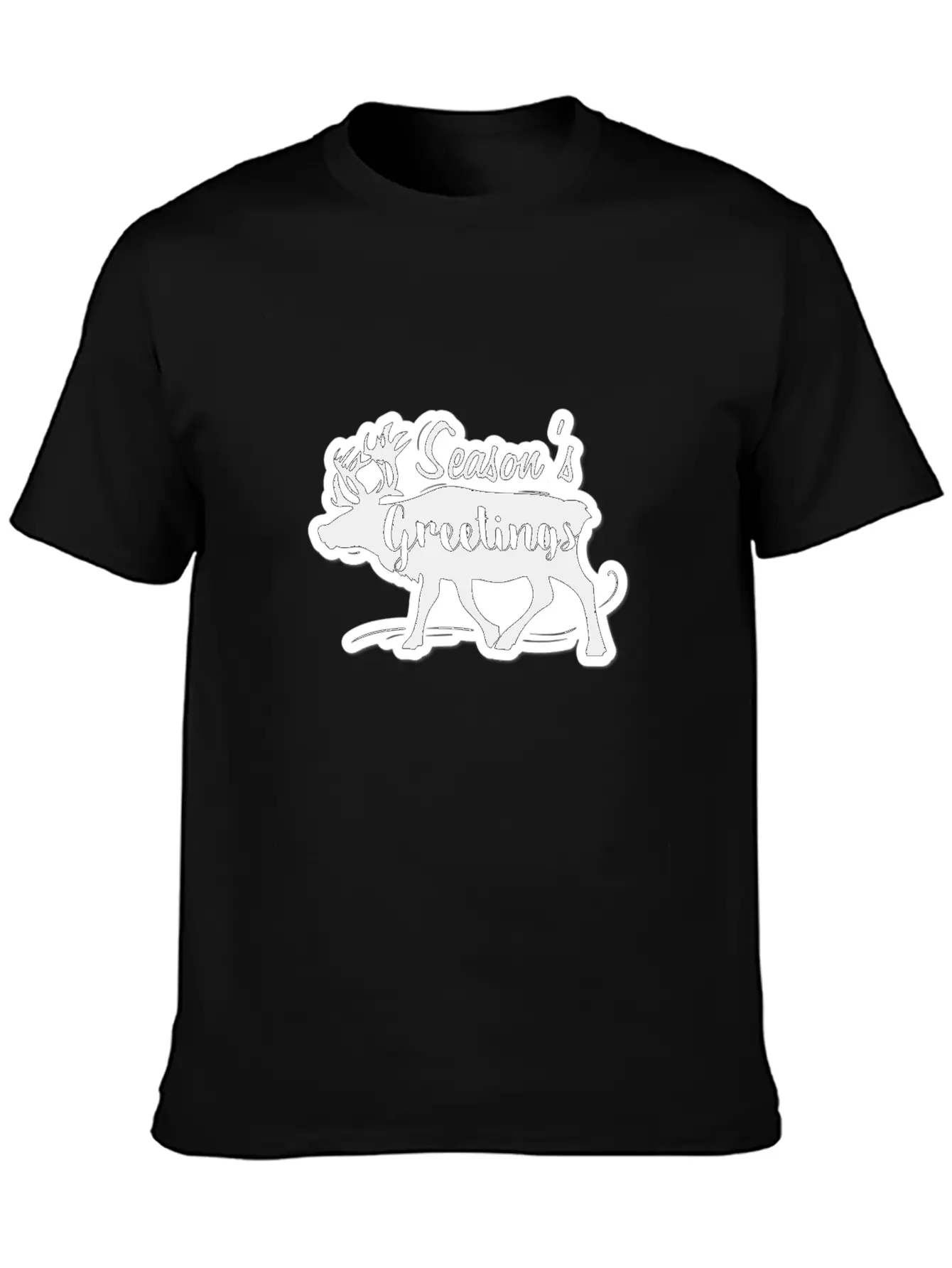 SEASON GREETINGS Breathable Graphic T-Shirt – Perfect For Casual Days