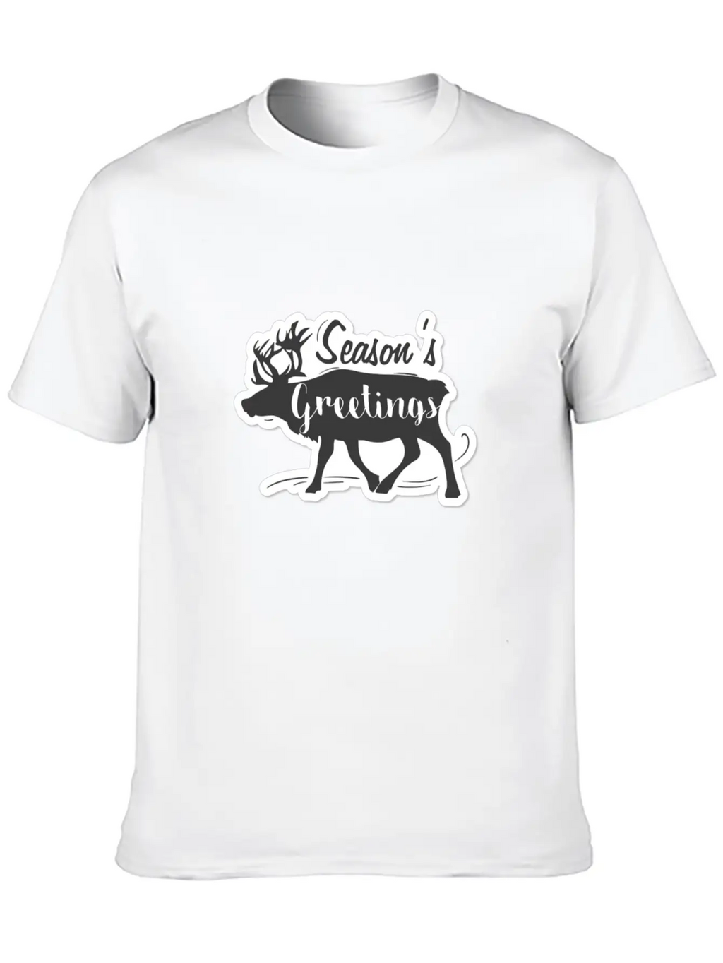SEASON GREETINGS Breathable Graphic T-Shirt – Perfect For Casual Days