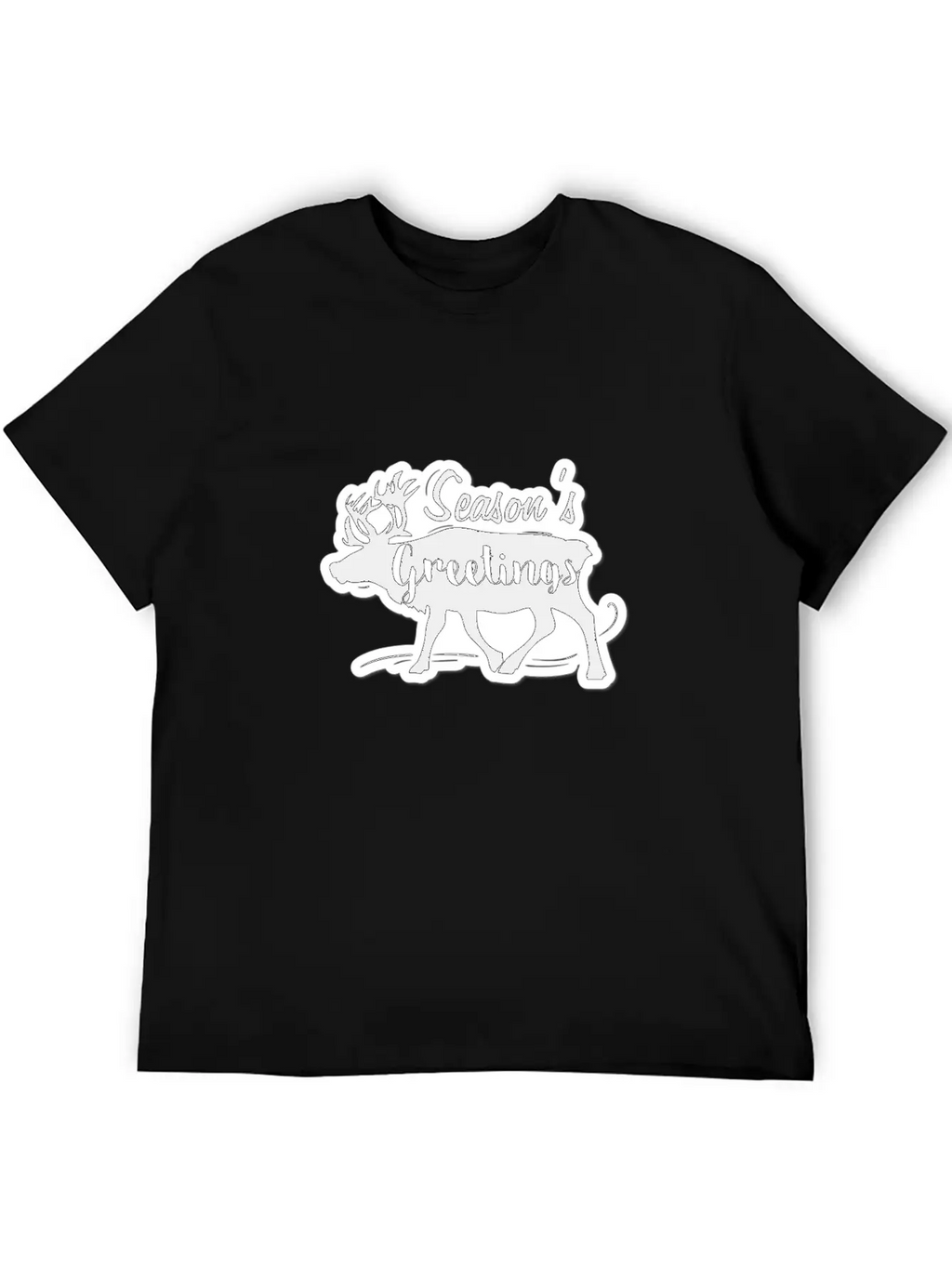 SEASON GREETINGS Breathable Graphic T-Shirt – Perfect For Casual Days