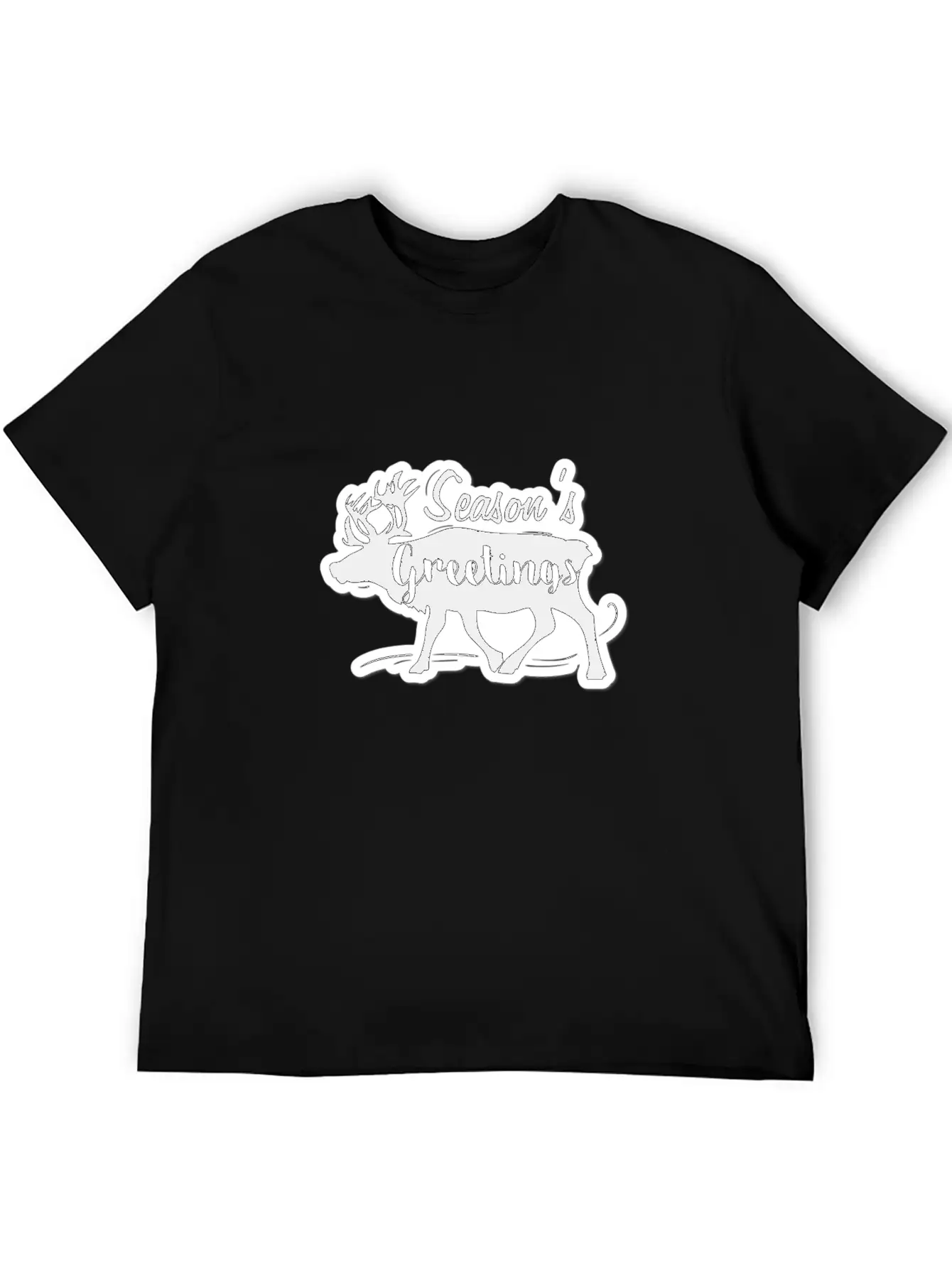 SEASON GREETINGS Breathable Graphic T-Shirt – Perfect For Casual Days