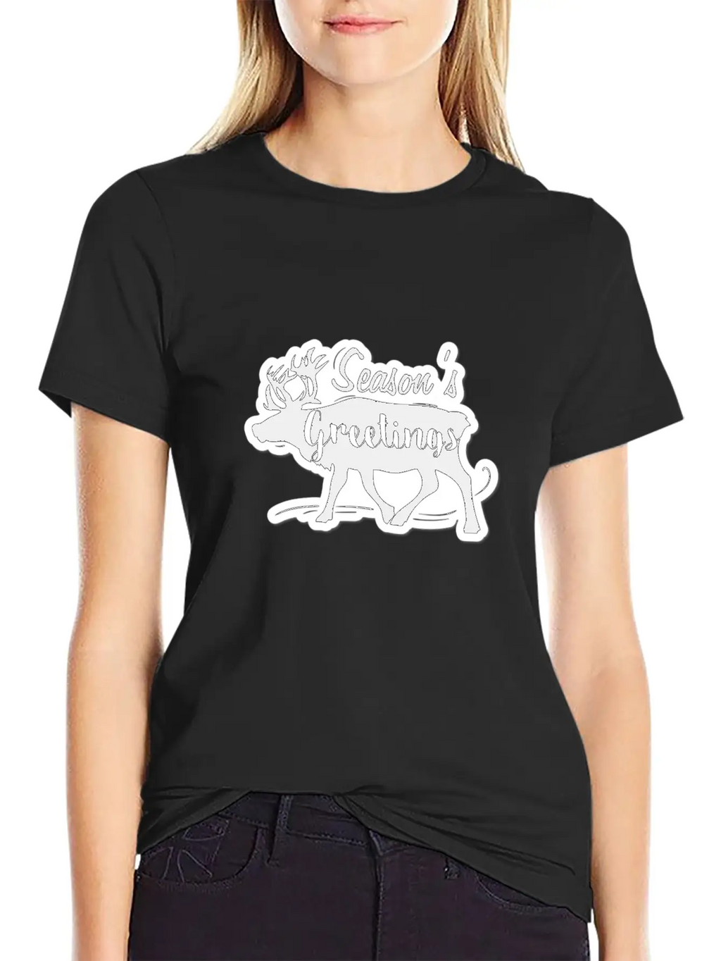 SEASON GREETINGS Breathable Graphic T-Shirt – Perfect For Casual Days