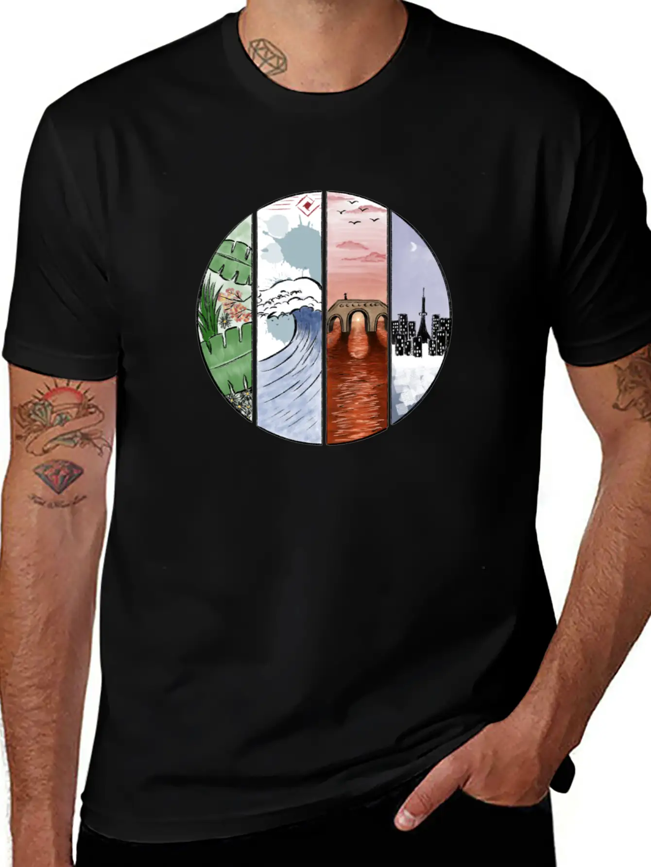 Seasons Modern Fit Casual T-Shirt – Clean And Versatile Design