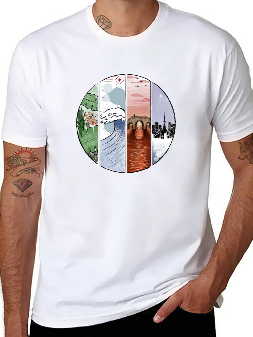 Seasons Modern Fit Casual T-Shirt – Clean And Versatile Design