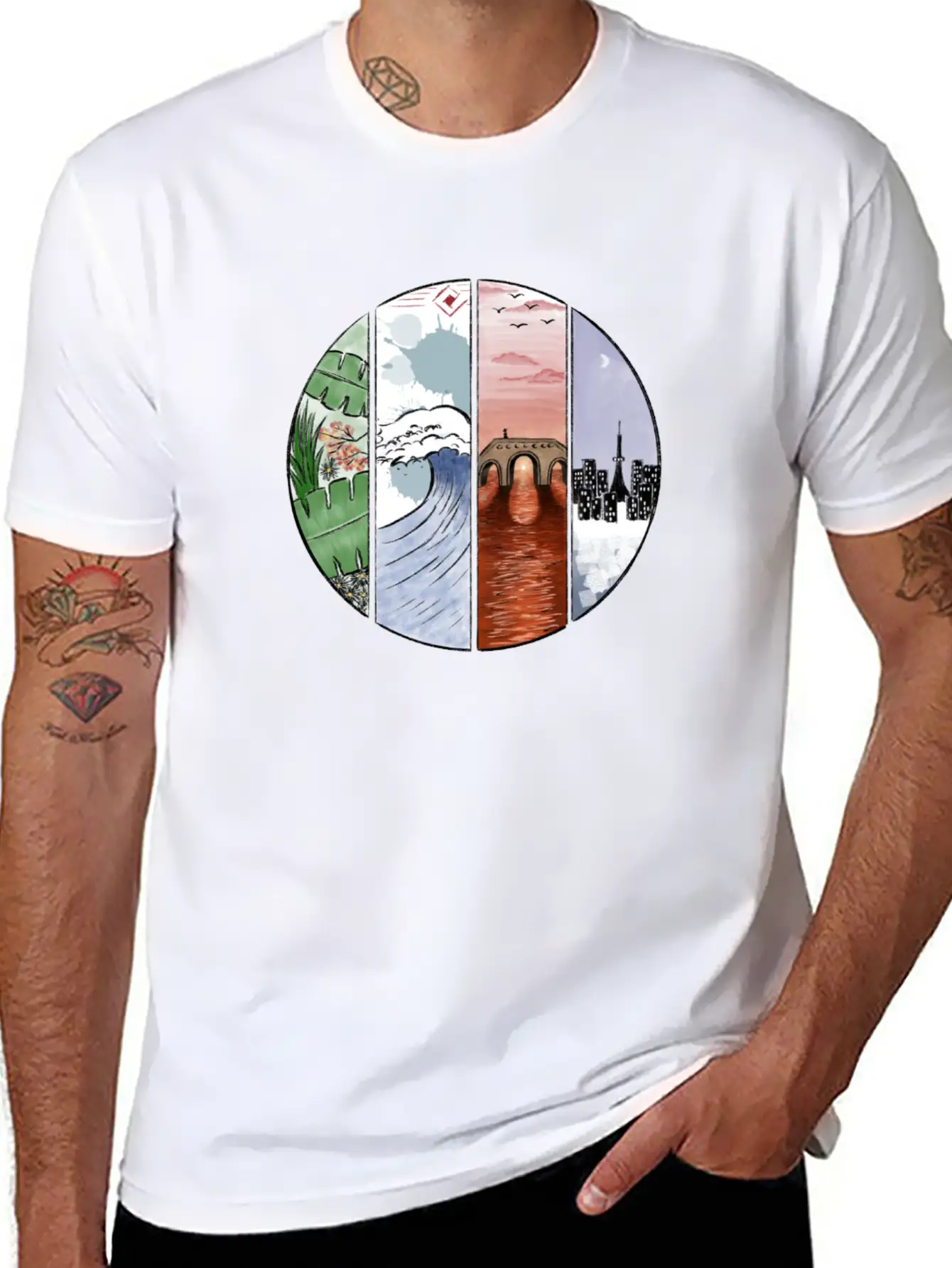 Seasons Modern Fit Casual T-Shirt – Clean And Versatile Design