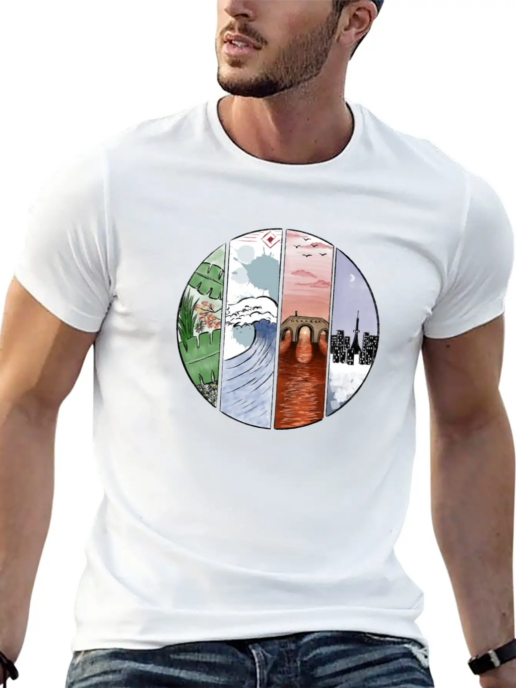 Seasons Modern Fit Casual T-Shirt – Clean And Versatile Design