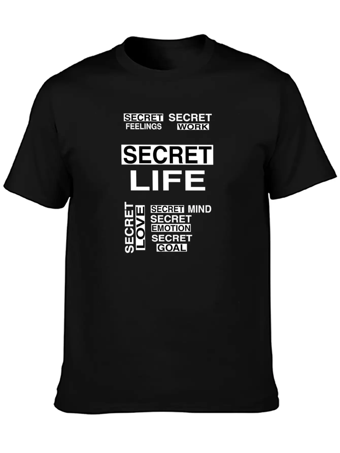 Secret Life Shirt Stylish Everyday T-Shirt – Unisex Basic Cotton Tee