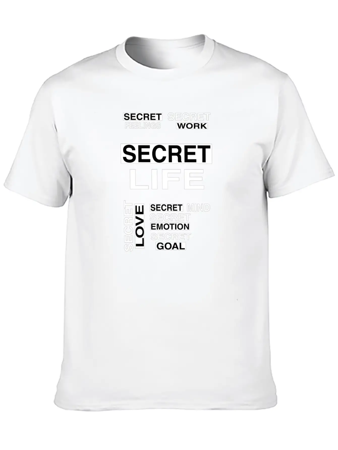 Secret Life Shirt Stylish Everyday T-Shirt – Unisex Basic Cotton Tee