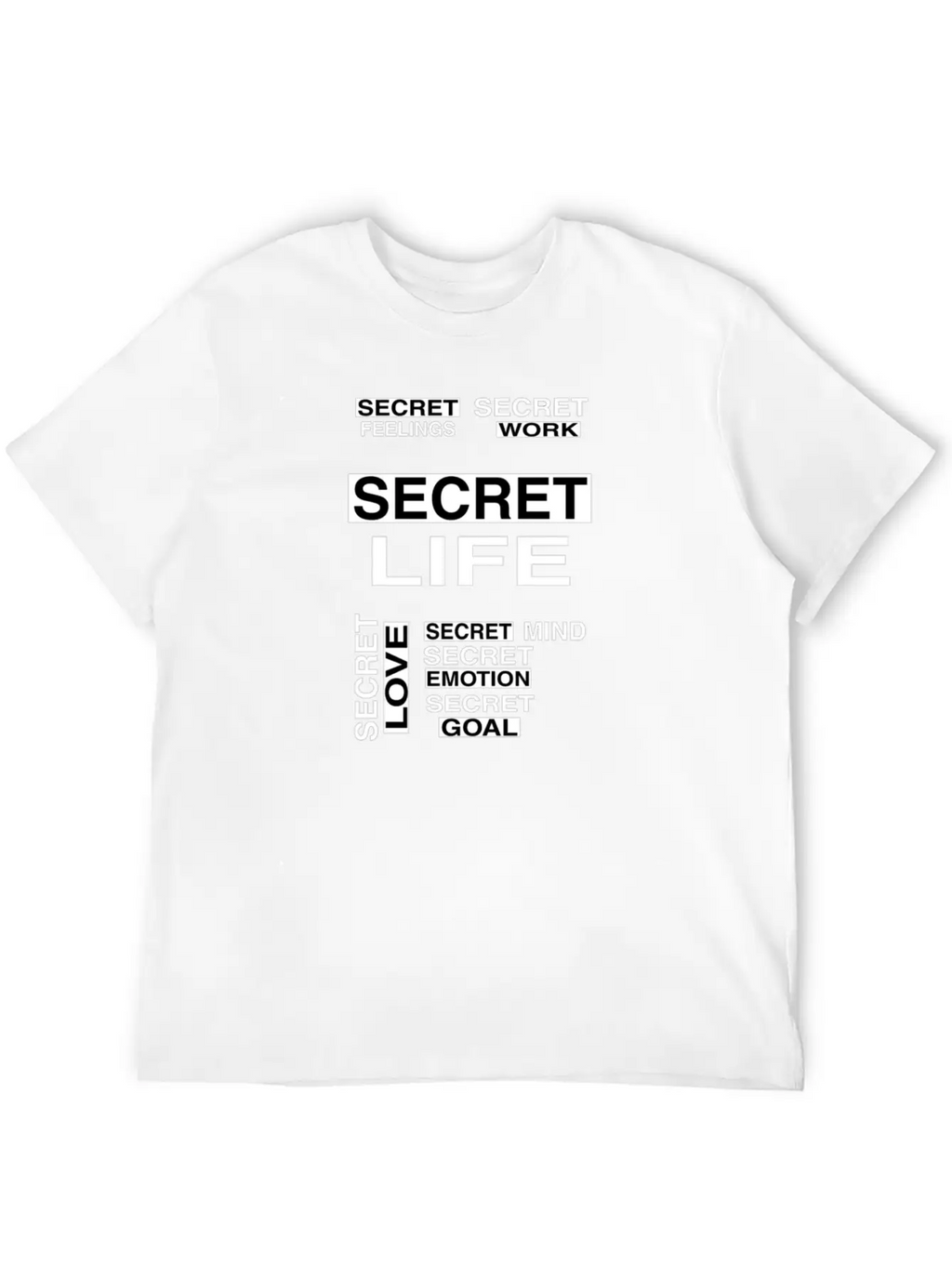 Secret Life Shirt Stylish Everyday T-Shirt – Unisex Basic Cotton Tee
