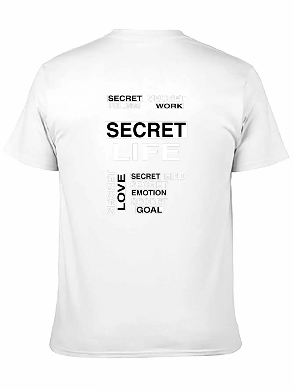 Secret Life Shirt Stylish Everyday T-Shirt – Unisex Basic Cotton Tee