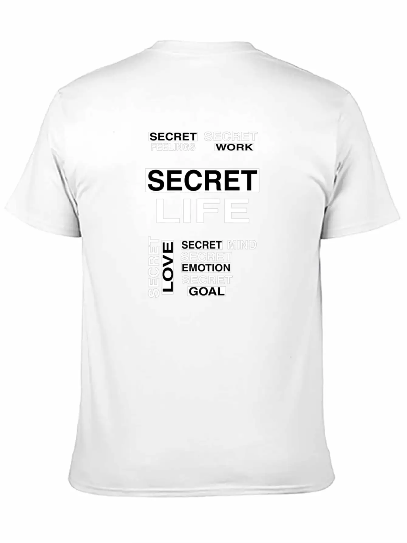 Secret Life Shirt Stylish Everyday T-Shirt – Unisex Basic Cotton Tee