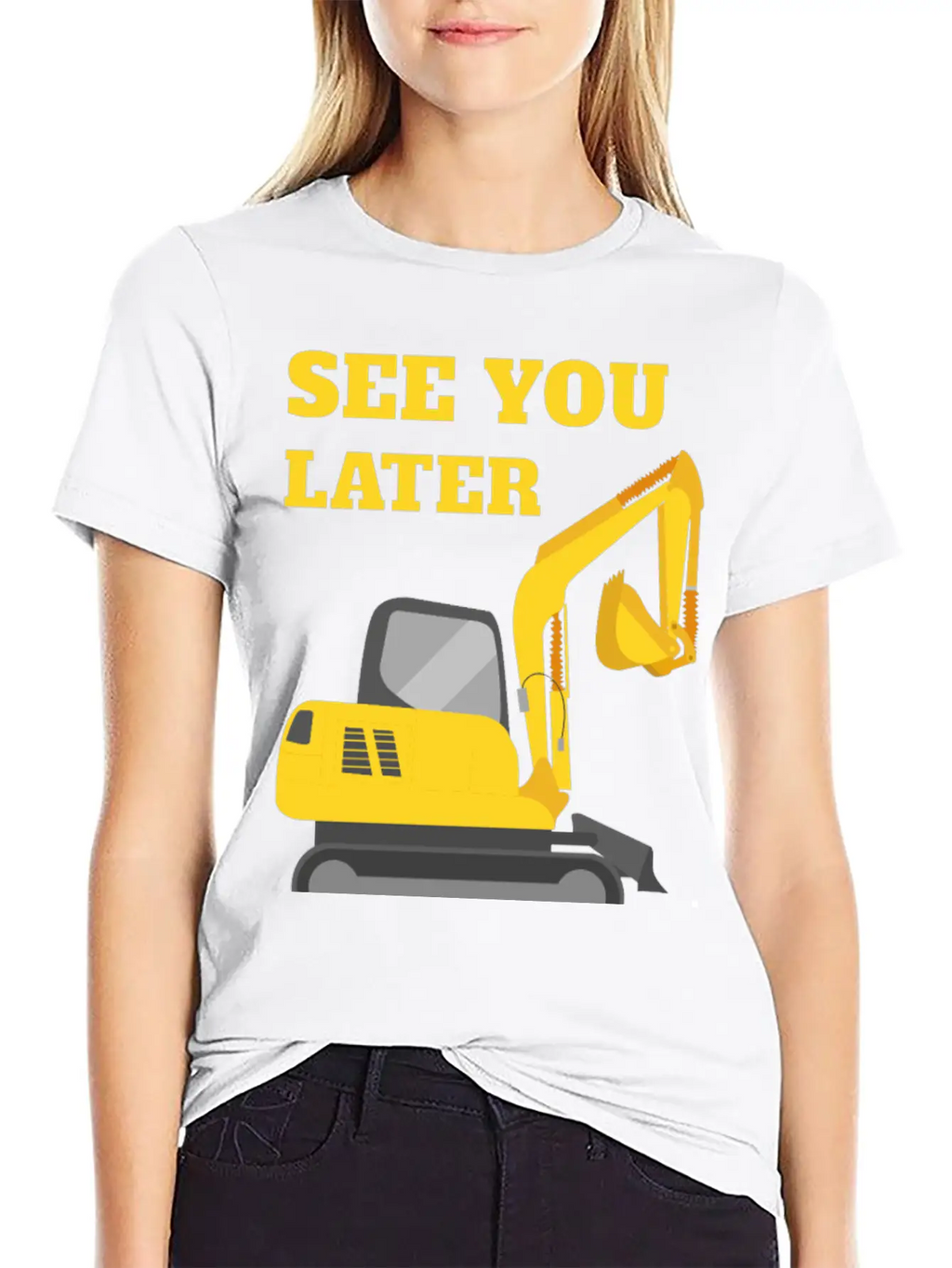 See You Later Excavator II - Toddler Boys Kids Timeless Short Sleeve Tee – Comfy And Minimalist Design