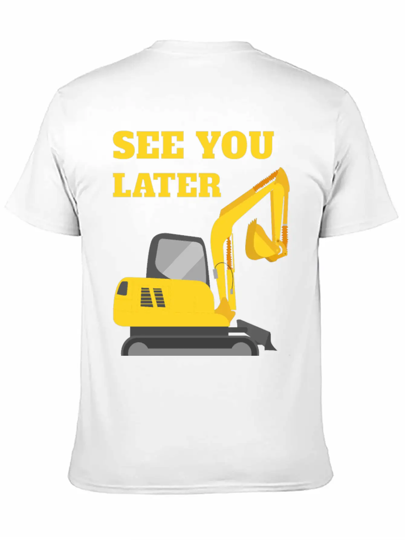 See You Later Excavator II - Toddler Boys Kids Timeless Short Sleeve Tee – Comfy And Minimalist Design
