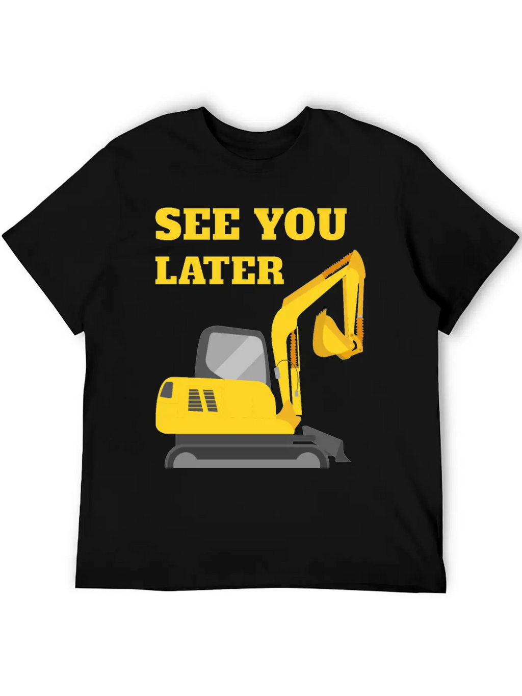 See You Later Excavator II - Toddler Boys Kids Timeless Short Sleeve Tee – Comfy And Minimalist Design