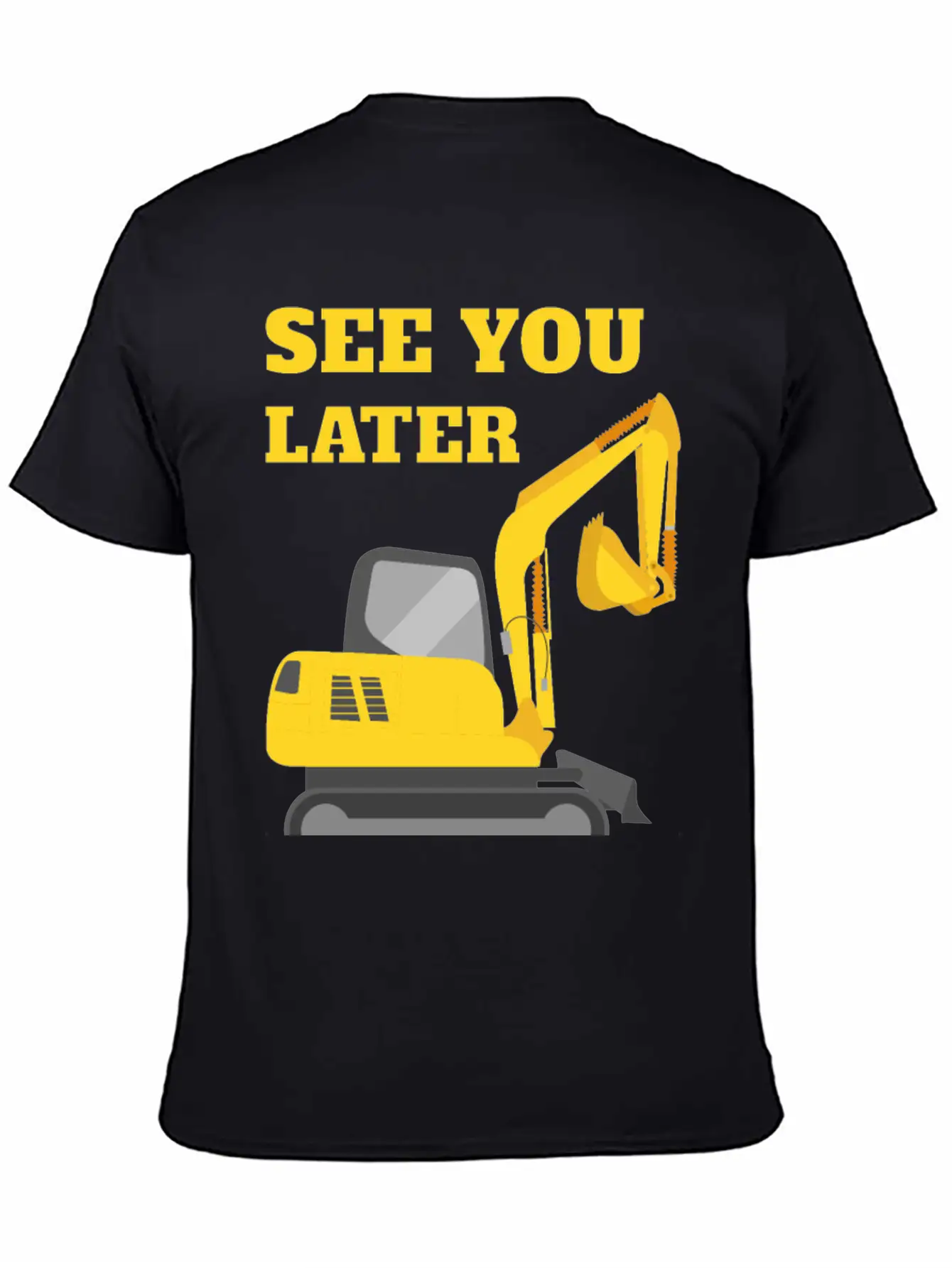 See You Later Excavator II - Toddler Boys Kids Timeless Short Sleeve Tee – Comfy And Minimalist Design
