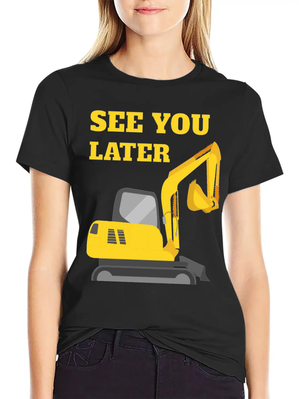 See You Later Excavator II - Toddler Boys Kids Timeless Short Sleeve Tee – Comfy And Minimalist Design