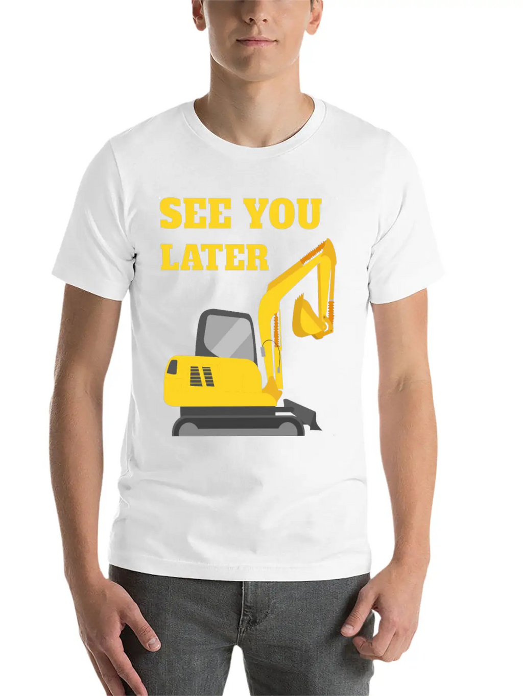 See You Later Excavator II - Toddler Boys Kids Timeless Short Sleeve Tee – Comfy And Minimalist Design