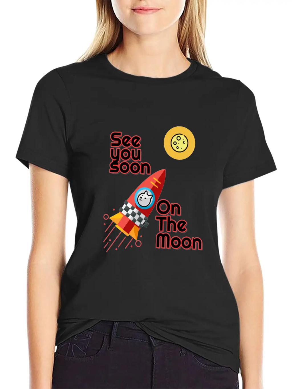 See You Soon On The Moon.See You On The Moon. Classic Cotton Tee – Unisex Comfort For Any Season