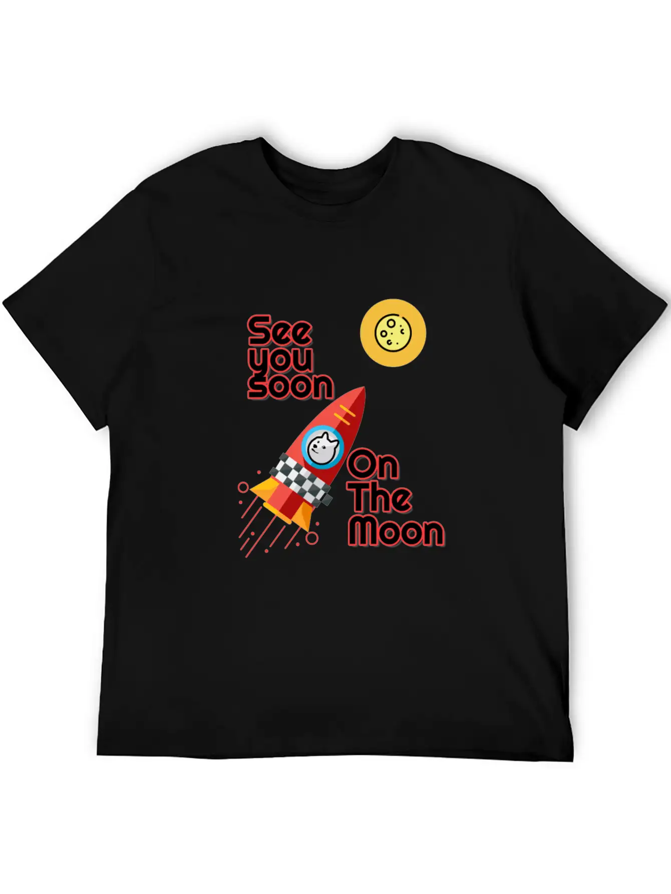 See You Soon On The Moon.See You On The Moon. Classic Cotton Tee – Unisex Comfort For Any Season