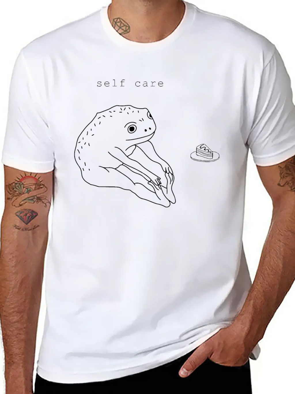 Self Care Frog Classic Cotton Tee – Unisex Comfort For Any Season