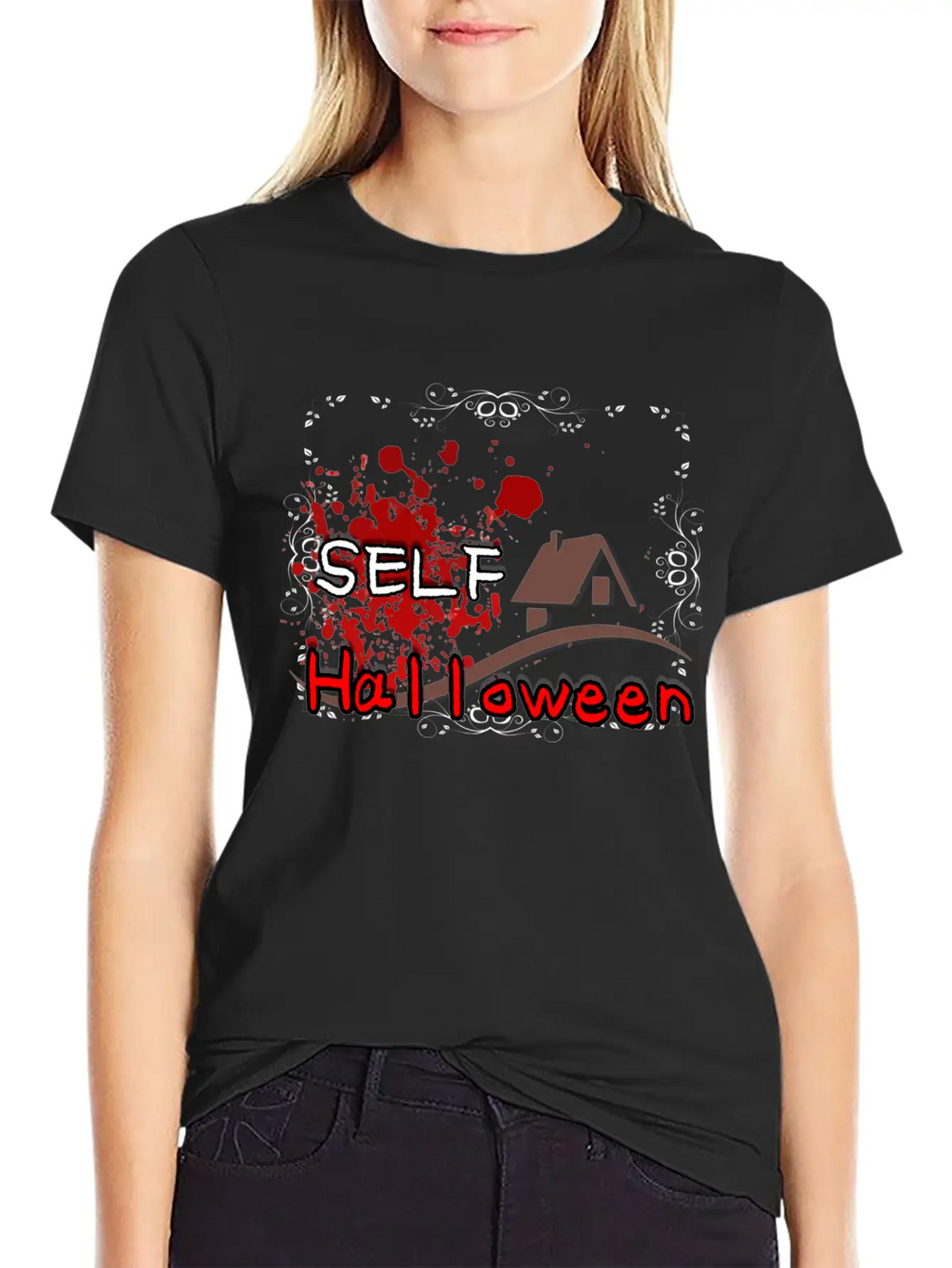 SELF HALLOWEEN Basic Graphic T-Shirt – Daily Comfort In Soft Cotton