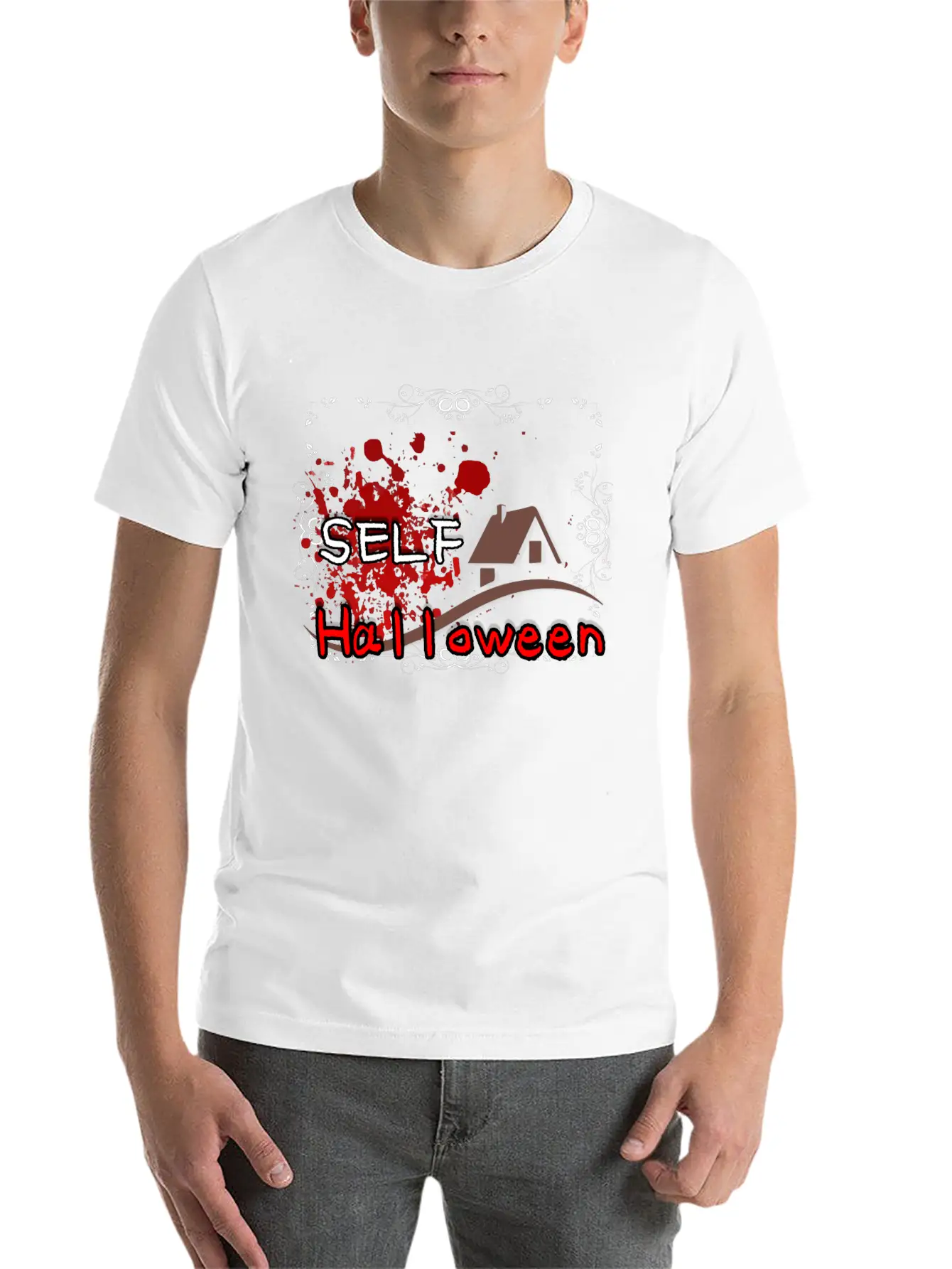 SELF HALLOWEEN Basic Graphic T-Shirt – Daily Comfort In Soft Cotton