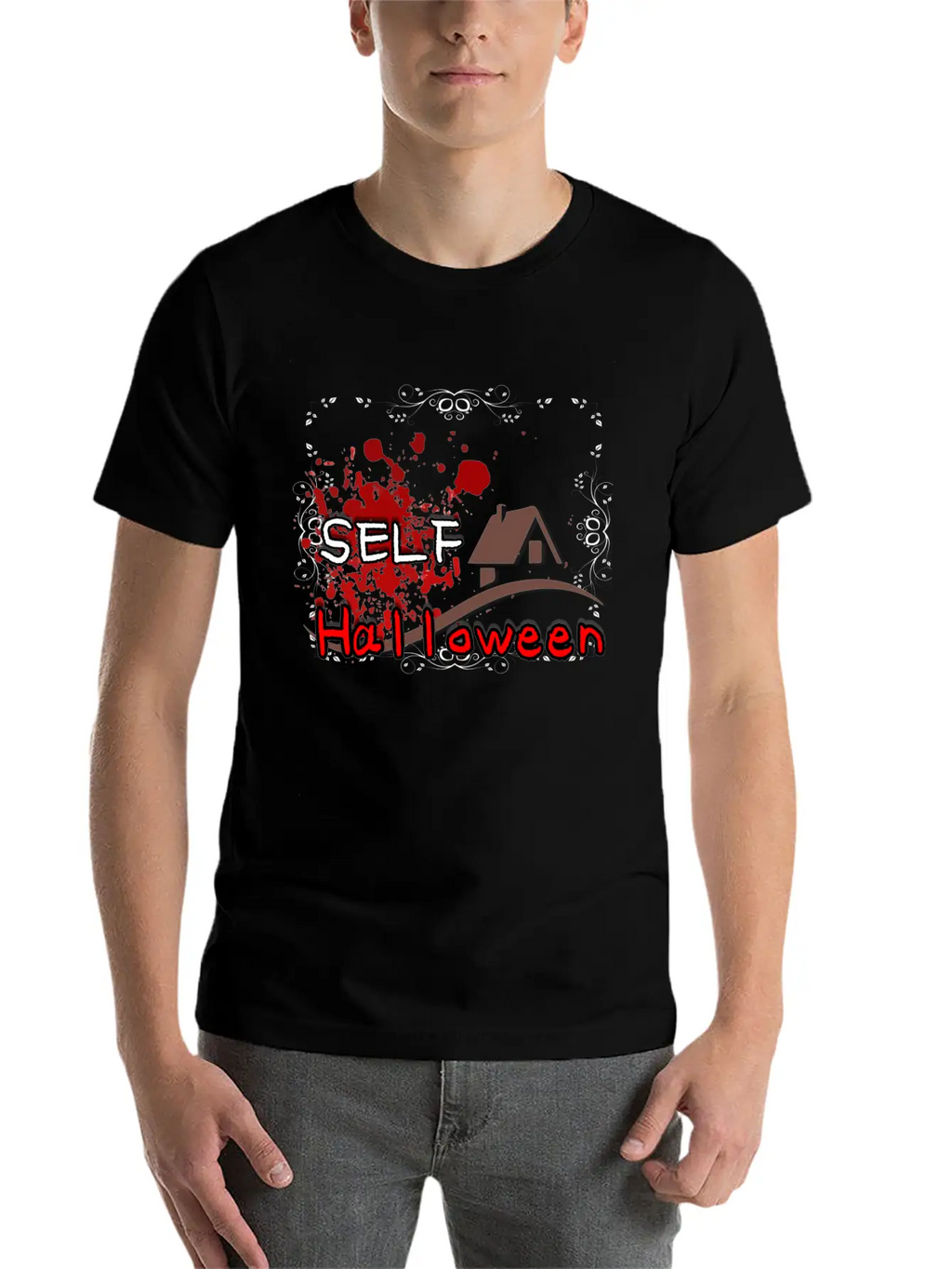 SELF HALLOWEEN Basic Graphic T-Shirt – Daily Comfort In Soft Cotton