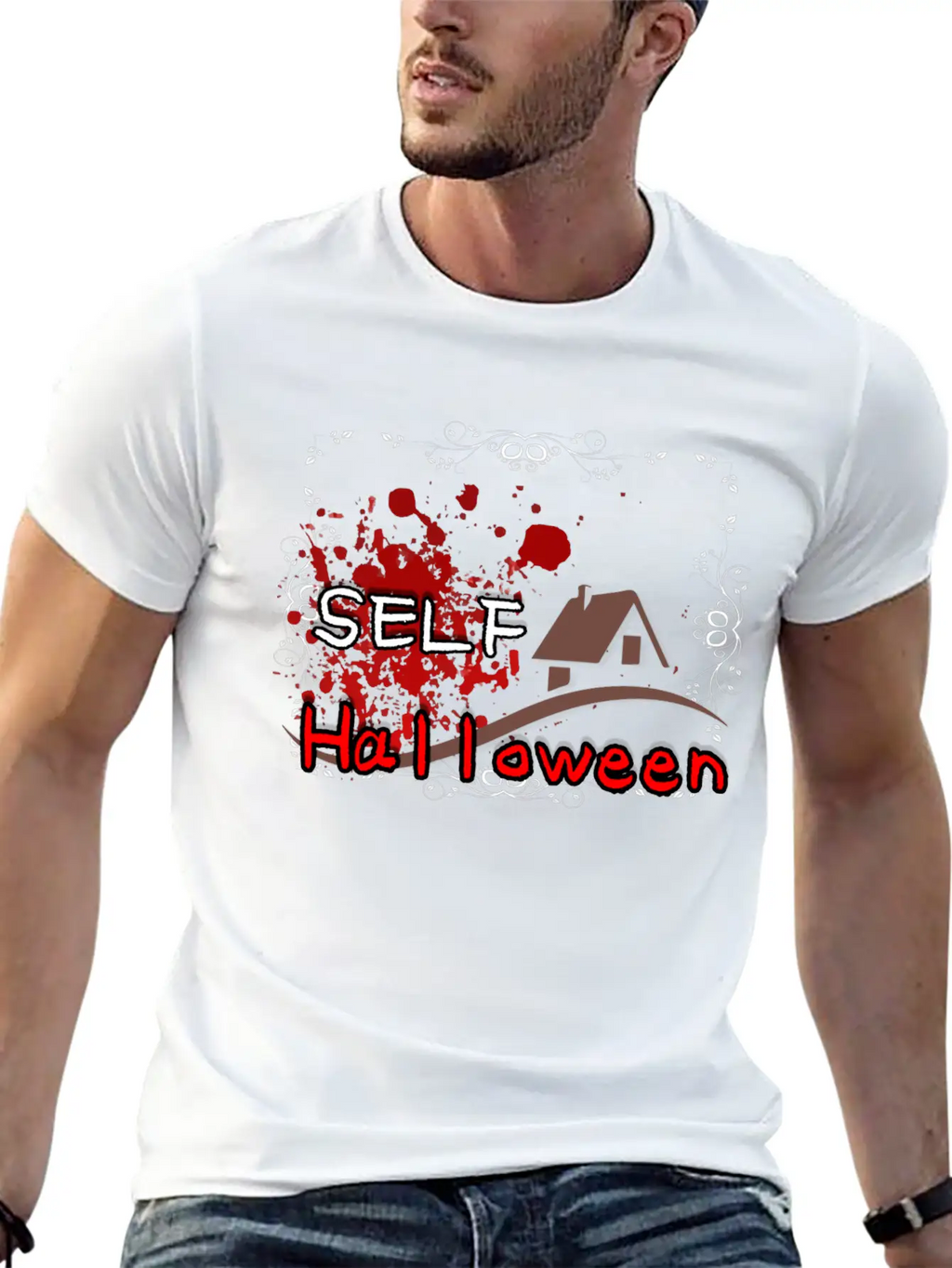 SELF HALLOWEEN Basic Graphic T-Shirt – Daily Comfort In Soft Cotton
