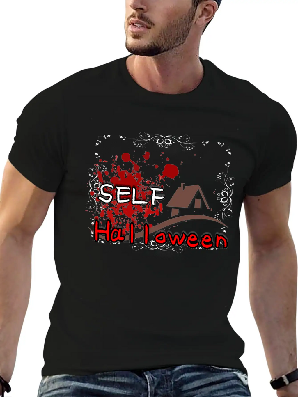SELF HALLOWEEN Basic Graphic T-Shirt – Daily Comfort In Soft Cotton
