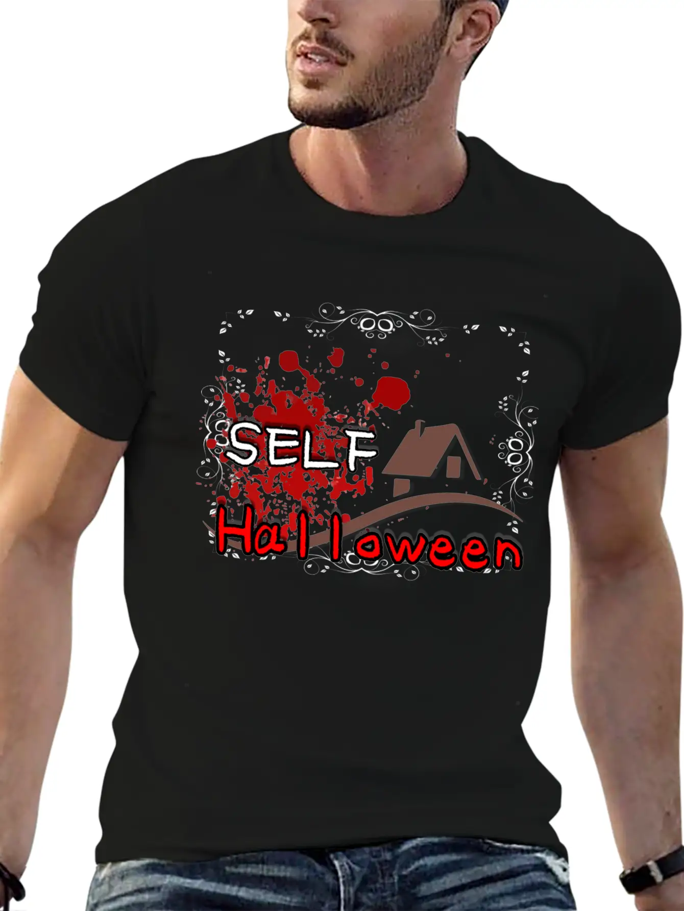 SELF HALLOWEEN Basic Graphic T-Shirt – Daily Comfort In Soft Cotton