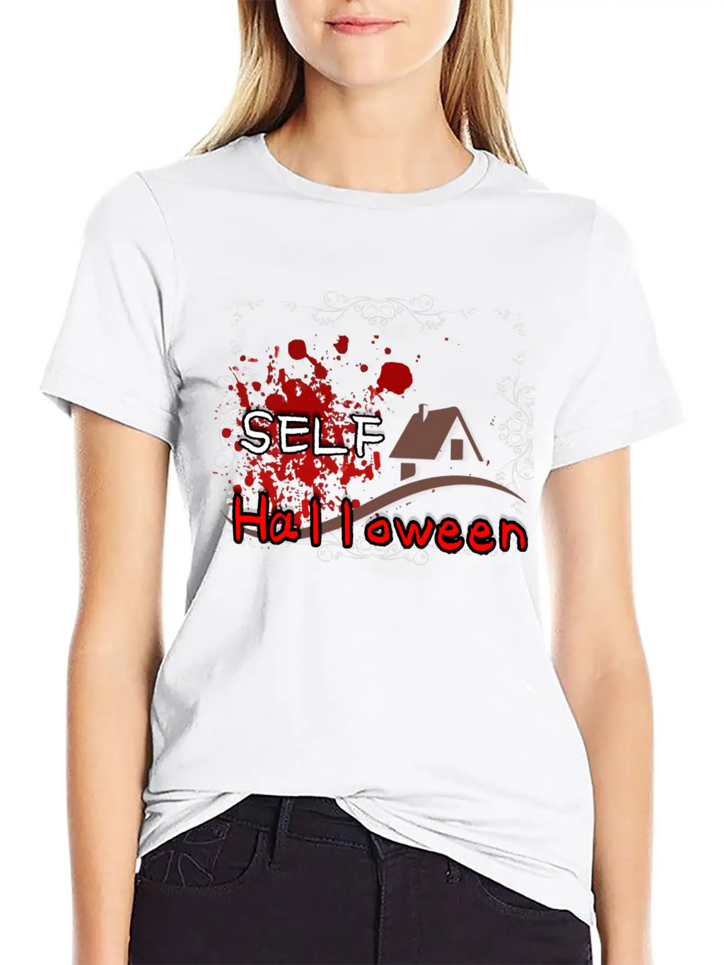 SELF HALLOWEEN Basic Graphic T-Shirt – Daily Comfort In Soft Cotton