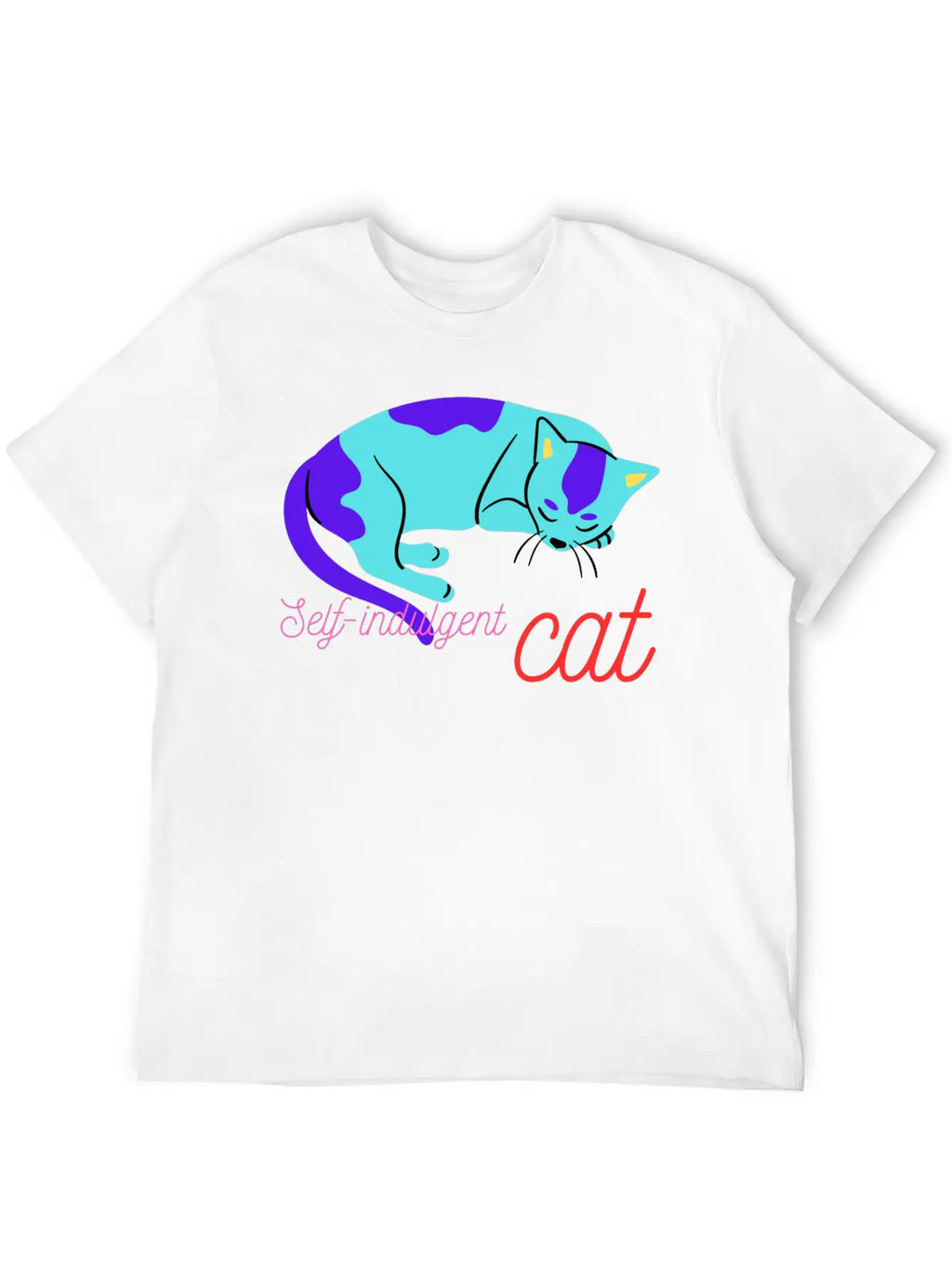Self Indulgent Cat Stylish Everyday T-Shirt – Unisex Basic Cotton Tee