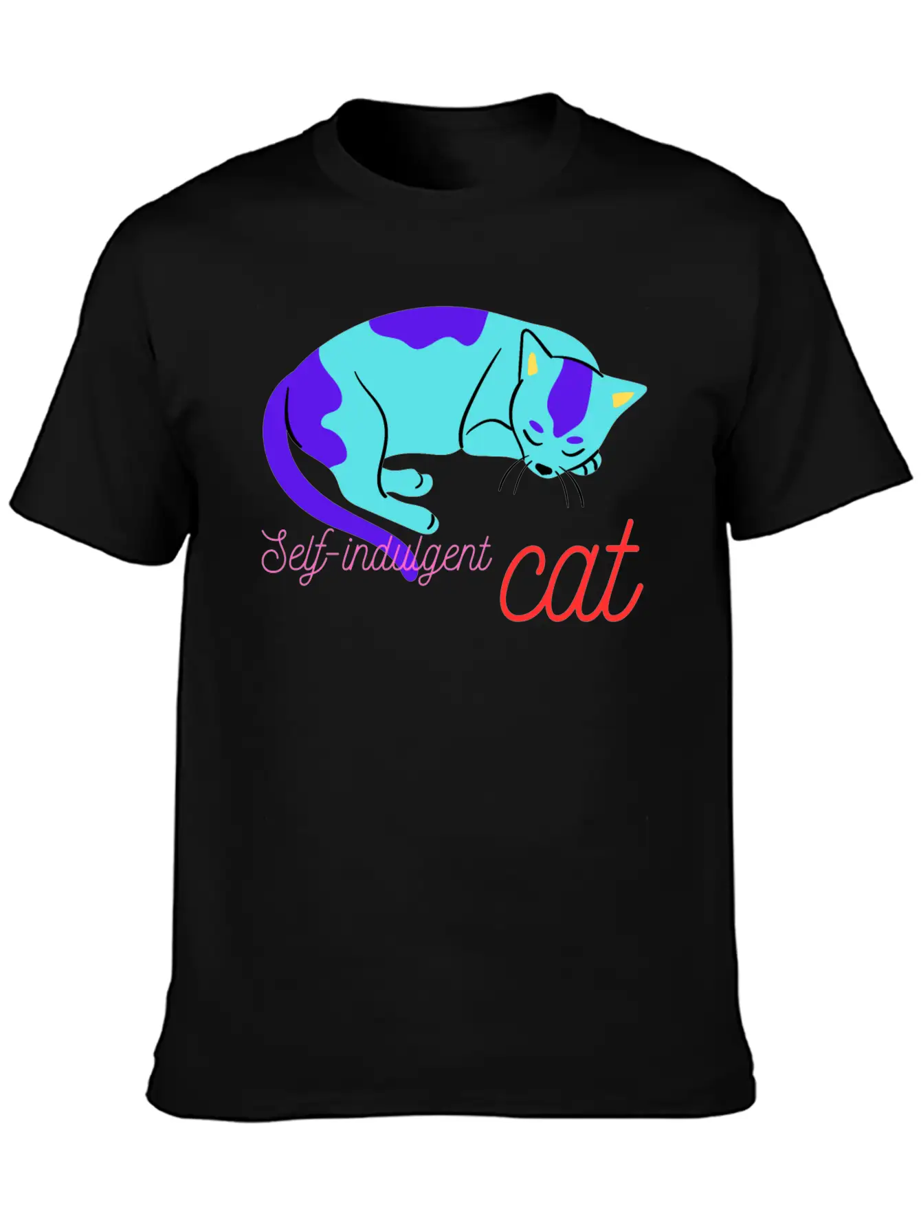 Self Indulgent Cat Stylish Everyday T-Shirt – Unisex Basic Cotton Tee