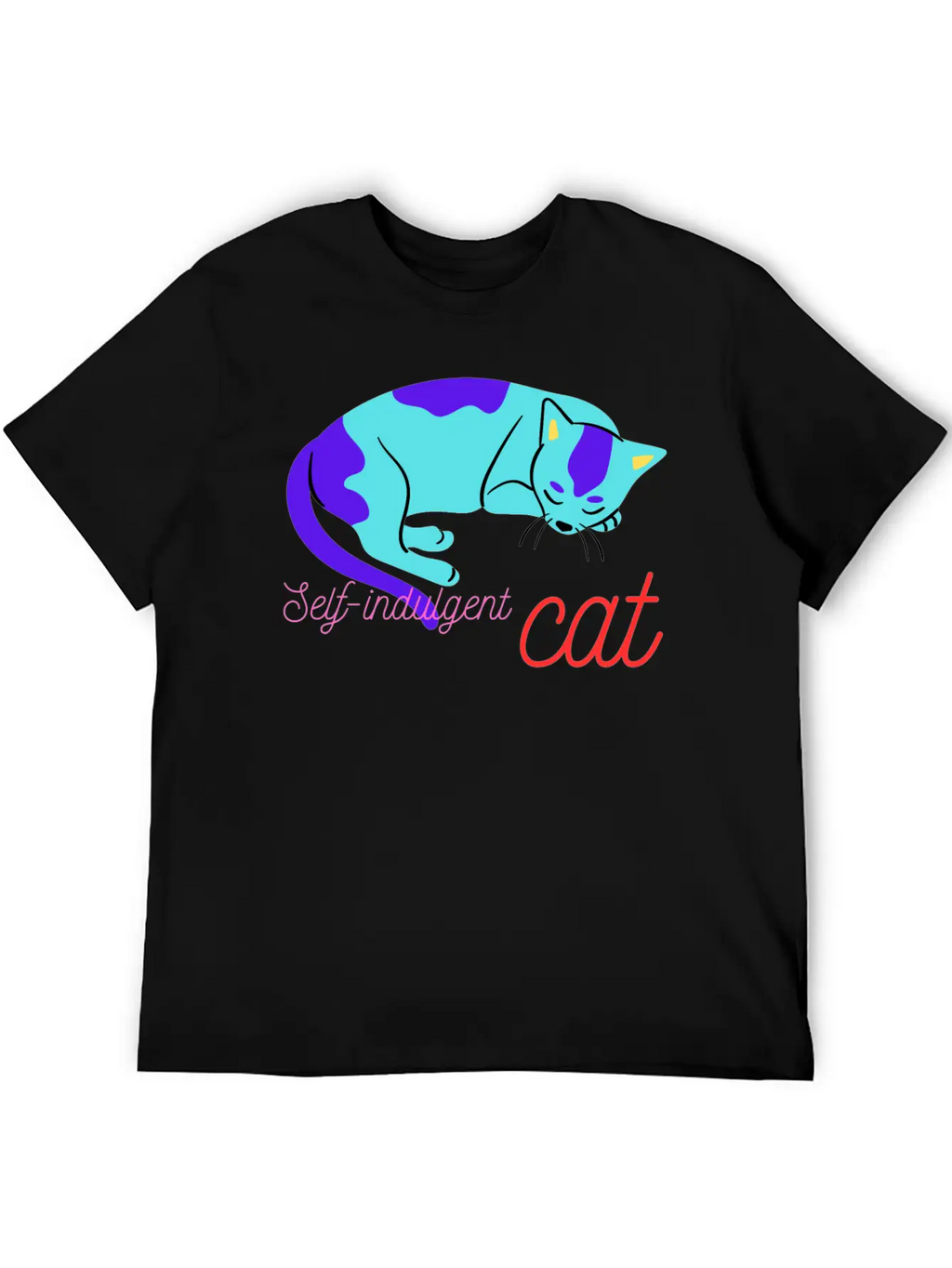 Self Indulgent Cat Stylish Everyday T-Shirt – Unisex Basic Cotton Tee